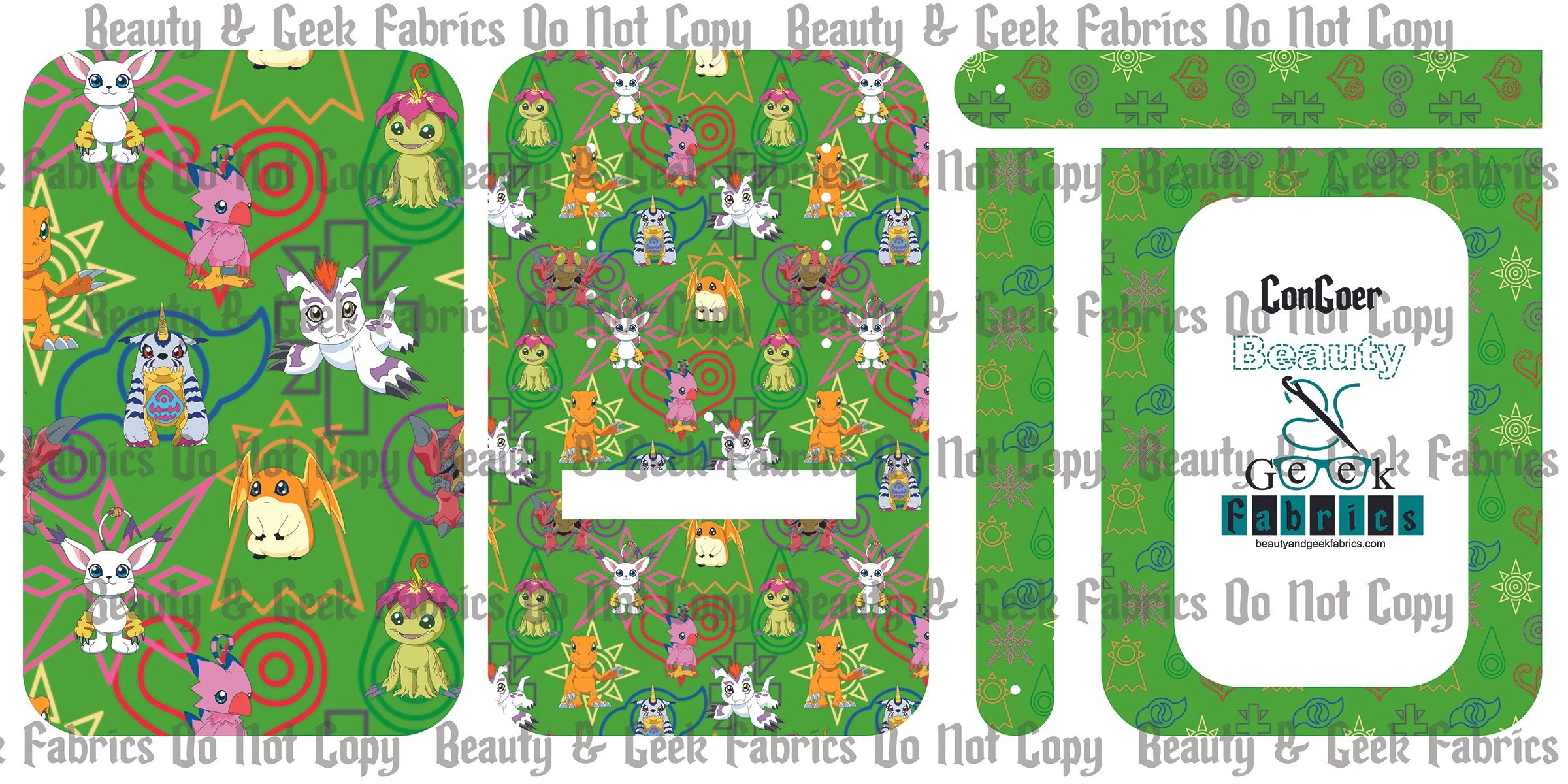 Digital Monsters Con Goer - Cut N Sew - Past Print Preorder