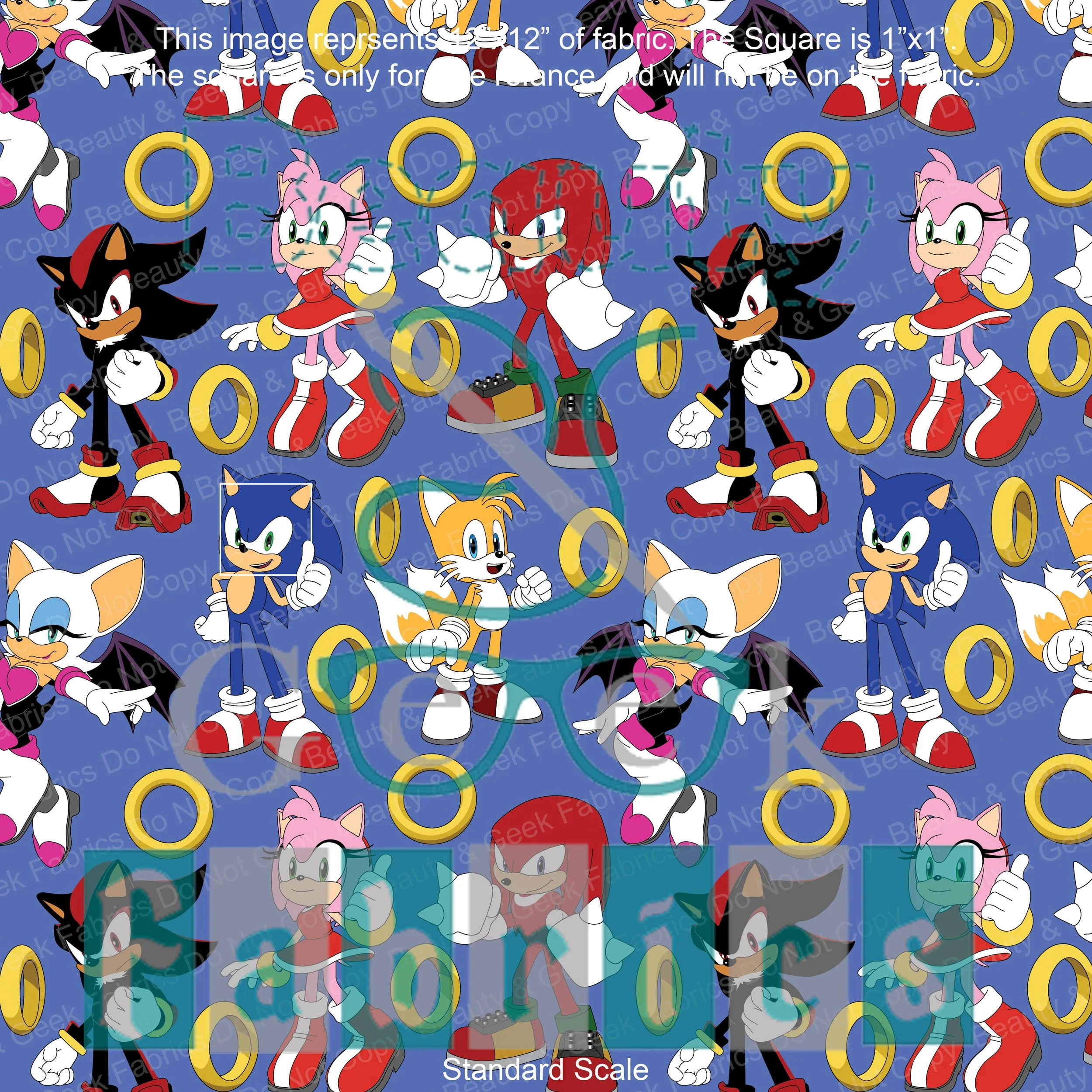 Blue Hedgehog Friends Past Print Preorder