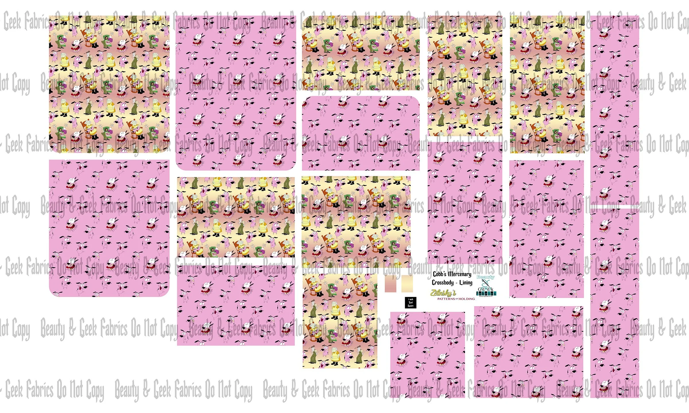 Scaredy Dog Cobb's Lining Only - Cut N Sew - Preorder