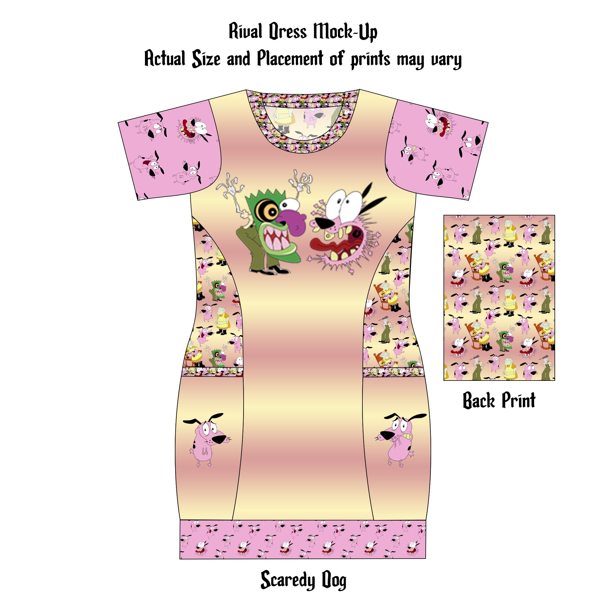 Made to Order Rival Dress - Scaredy Dog