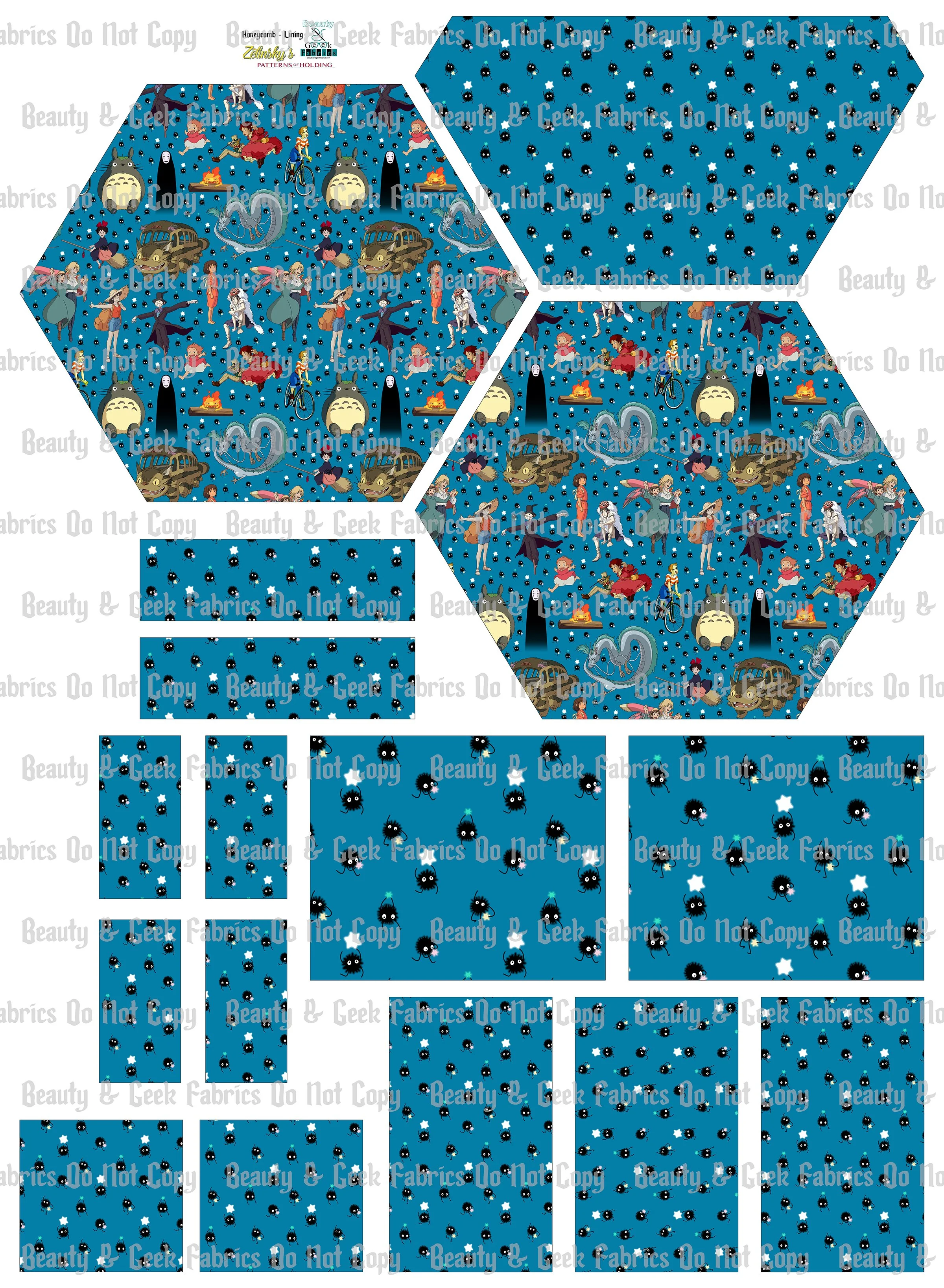 Studio G Honeycomb Lining Only - Cut N Sew - Past Print Preorder