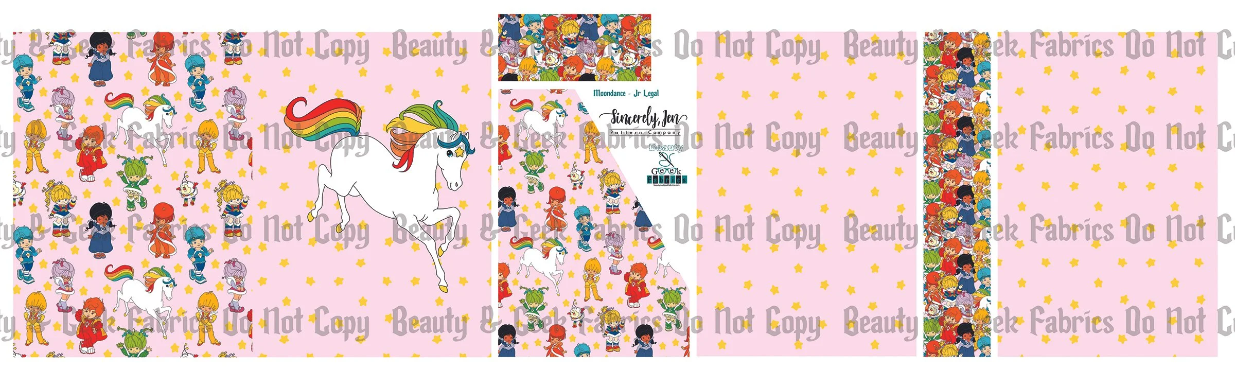 Rainbow Girl Moondance (4 options) - Cut N Sew - Past Print Preorder