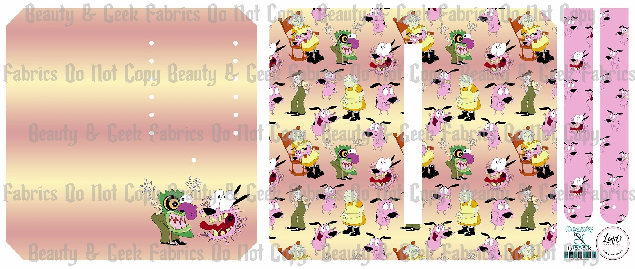 Scaredy Dog Purse Pal - Cut N Sew - Preorder