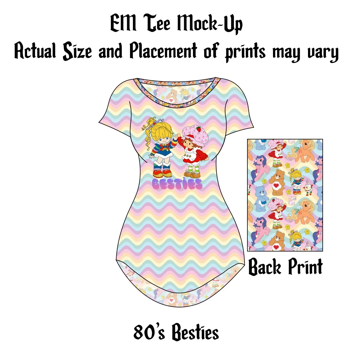 Made to Order EM TEE - 80's Besties