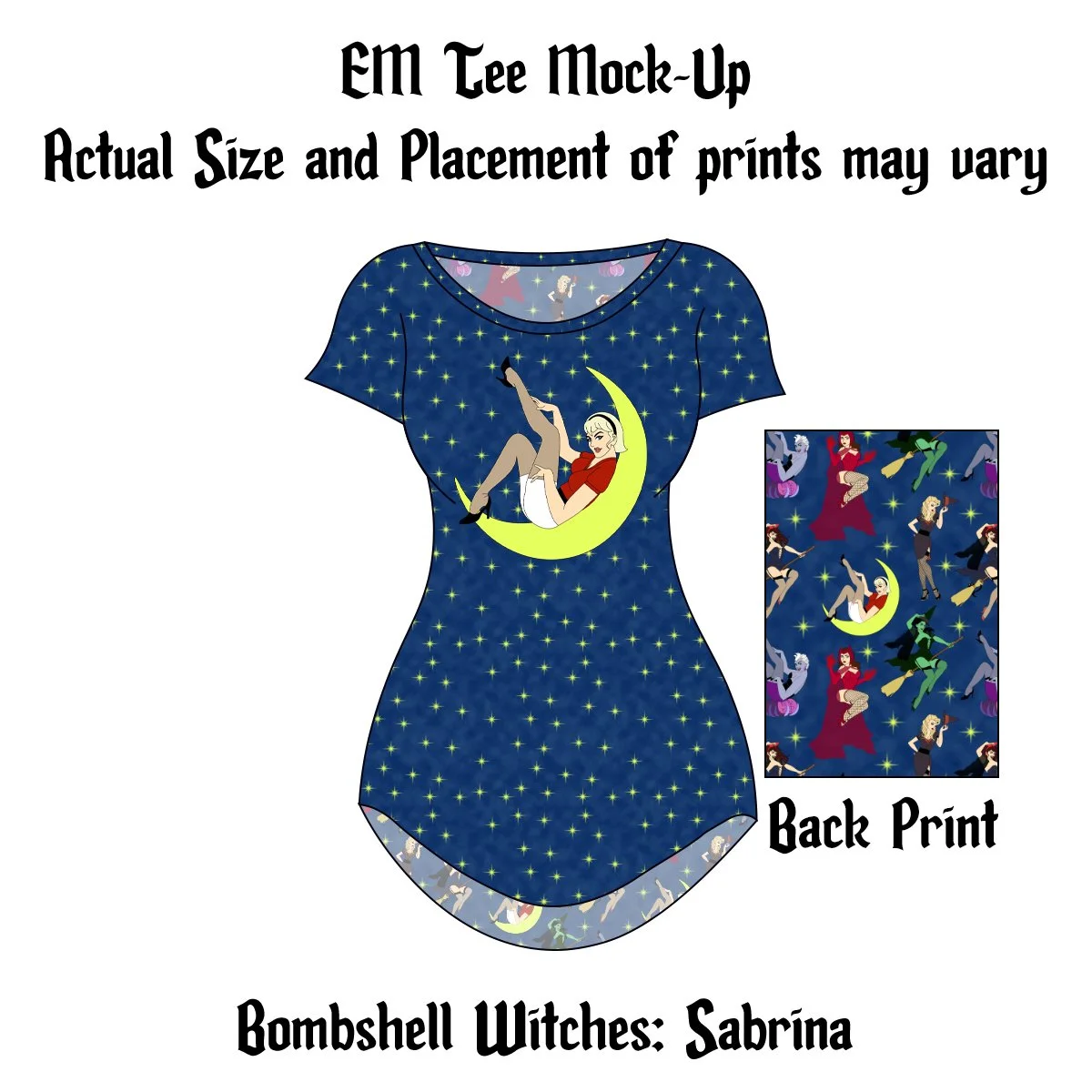 EM Tee - Bombshell Witches - Sabrina.jpg