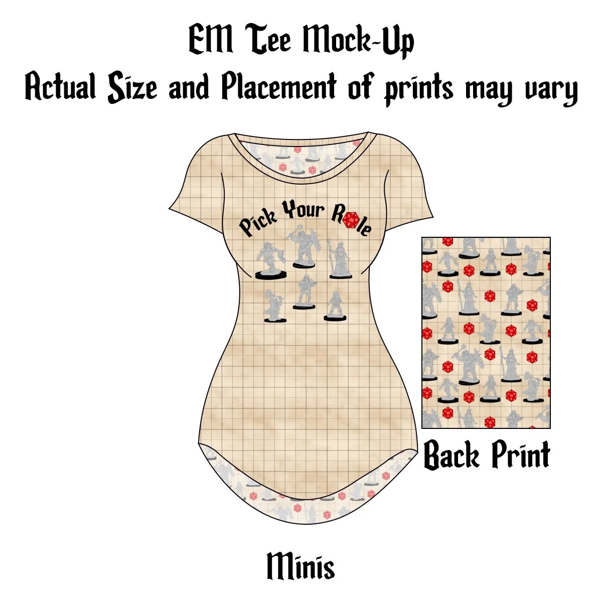 Made to Order EM TEE - Minis