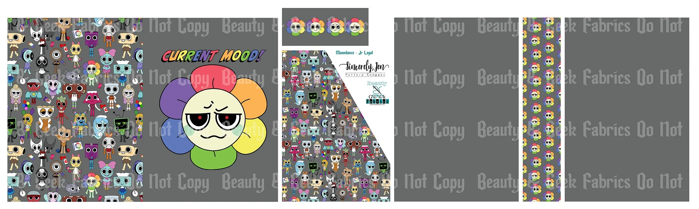 Dandy World Moondances (6 Options) - Cut N Sew - Past Print Preorder
