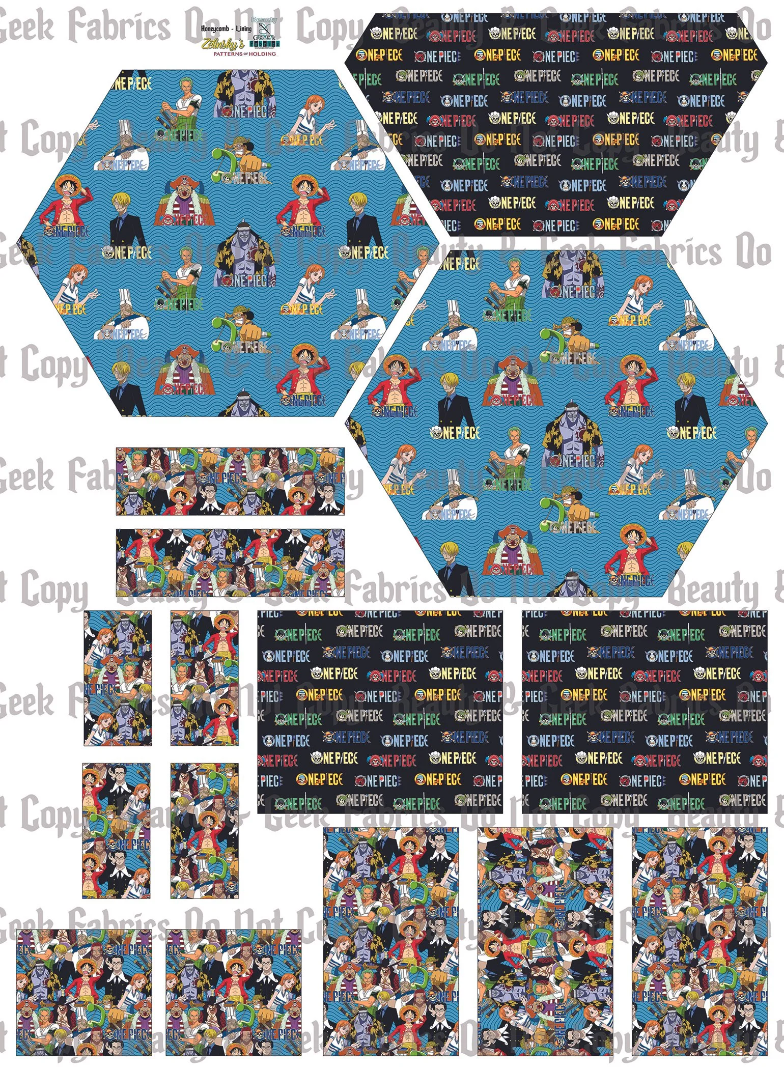 OP Honeycomb Lining Only - Cut N Sew - Past Print Preorder