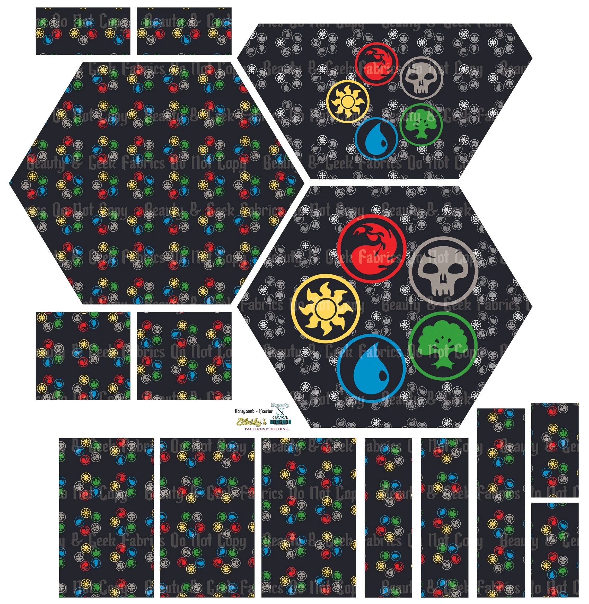 Elements Honeycomb Exterior Only - Cut N Sew - Past Print Preorder