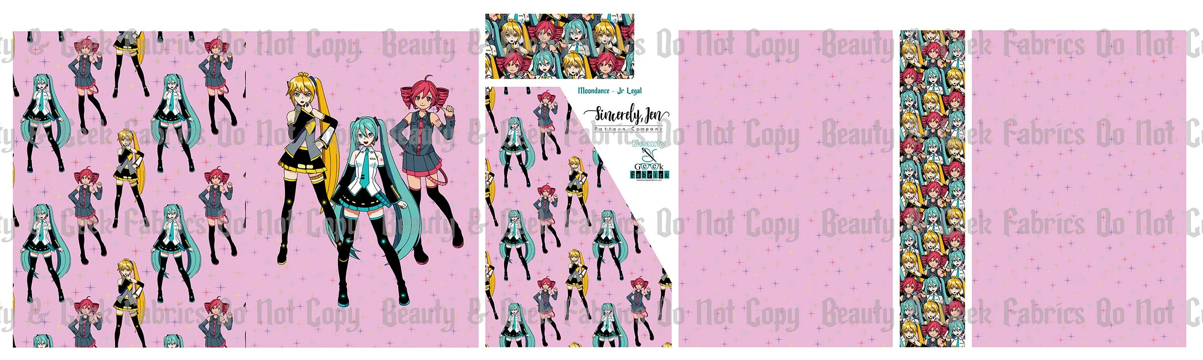 Digital Voices Moondances (4 Options) - Cut N Sew - Past Print Preorder