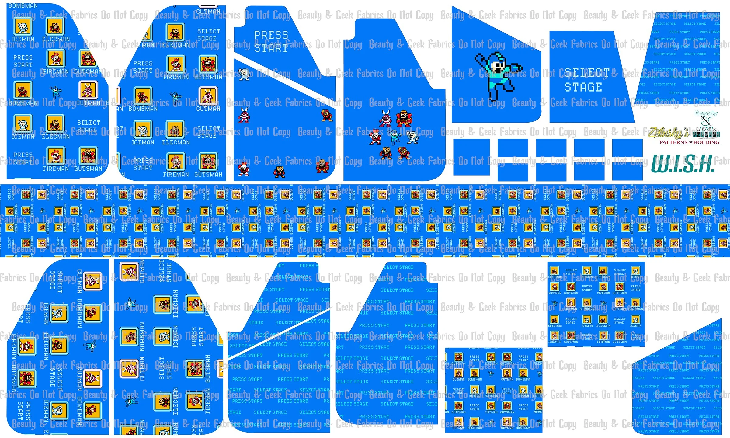 Mega W.I.S.H. - Cut N Sew - Past Print Preorder