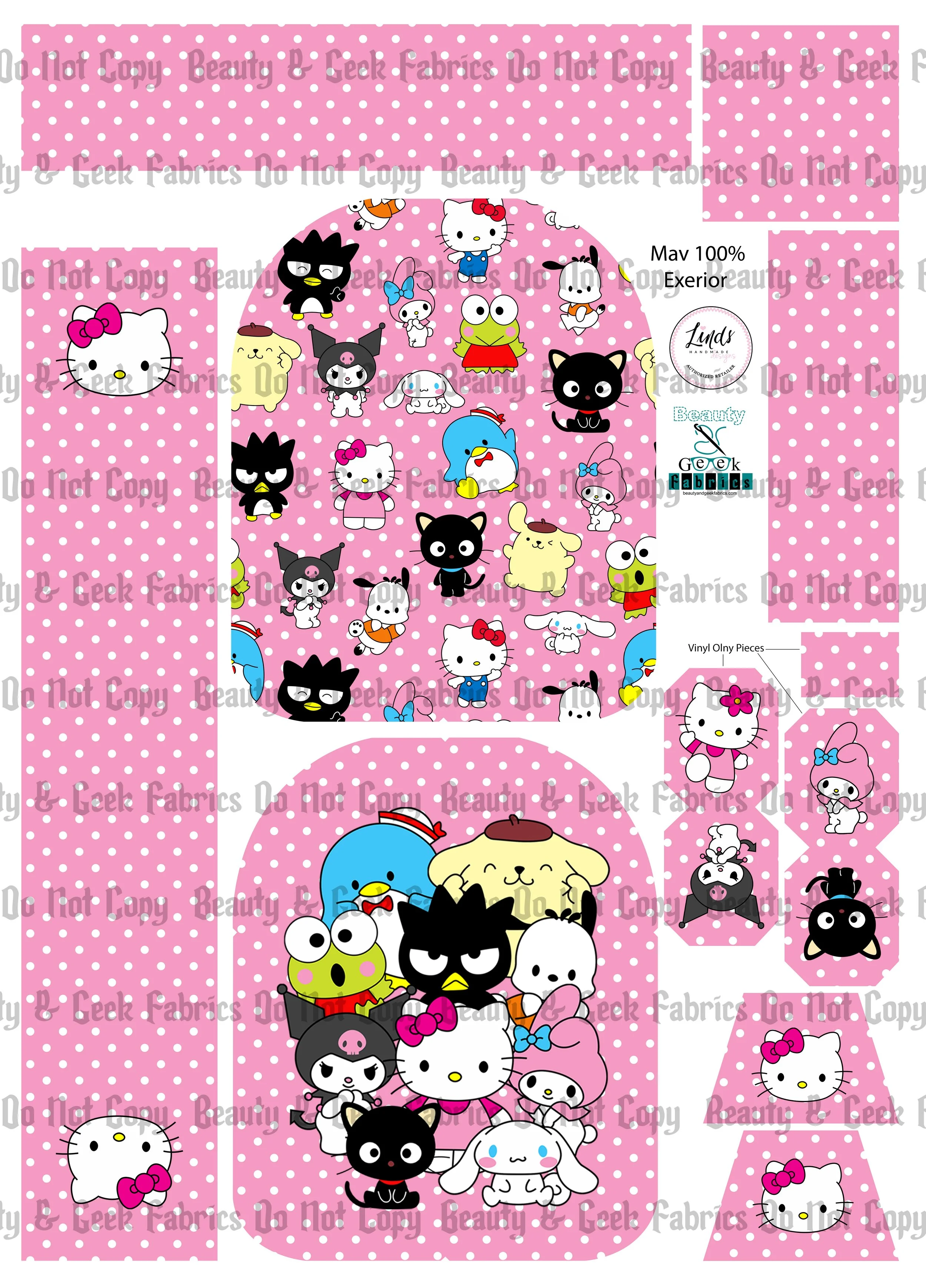 HK (10 options) Mav Pack Exterior Only - Cut N Sew - Past Print Preorder