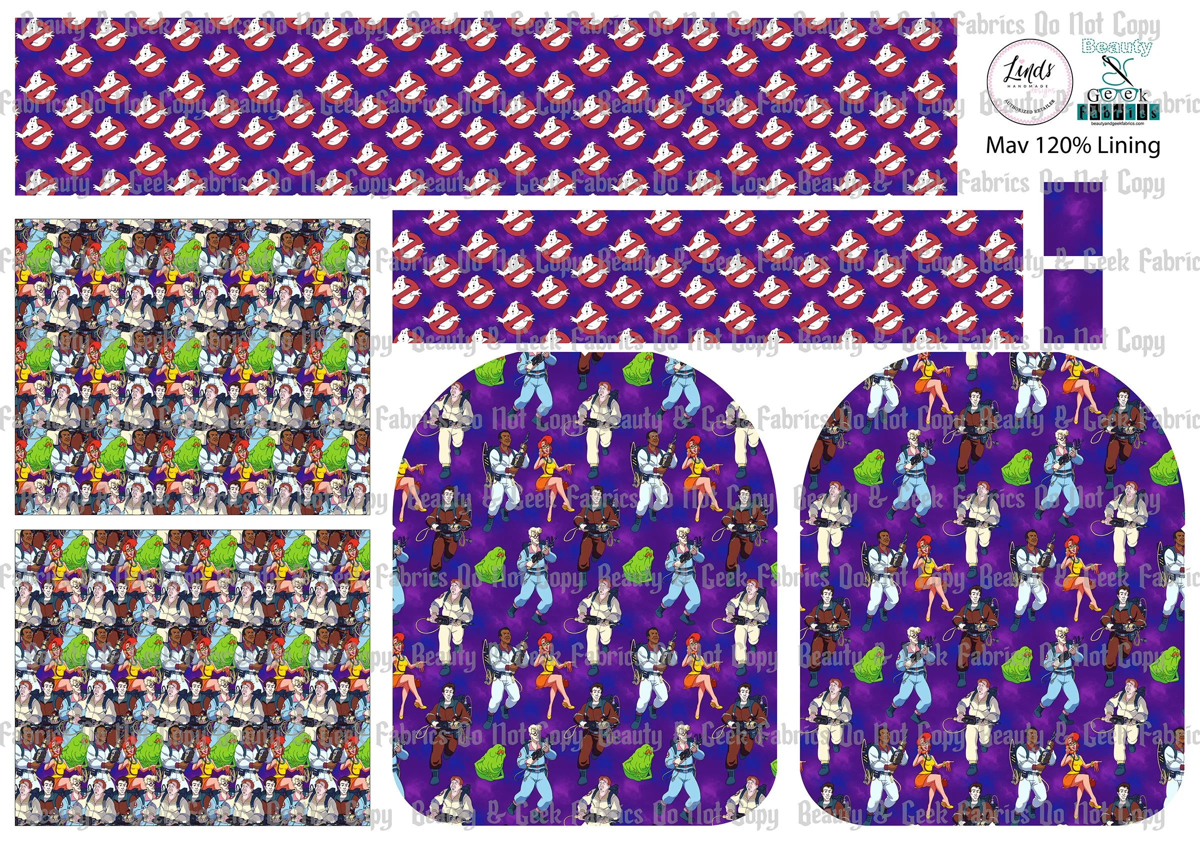 Real Ghosts Mav Pack Lining Only - Cut N Sew - Preorder