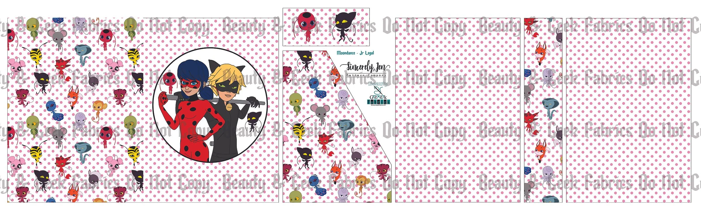 Ladybug Moondance (3 options) - Cut N Sew - Past Print Preorder