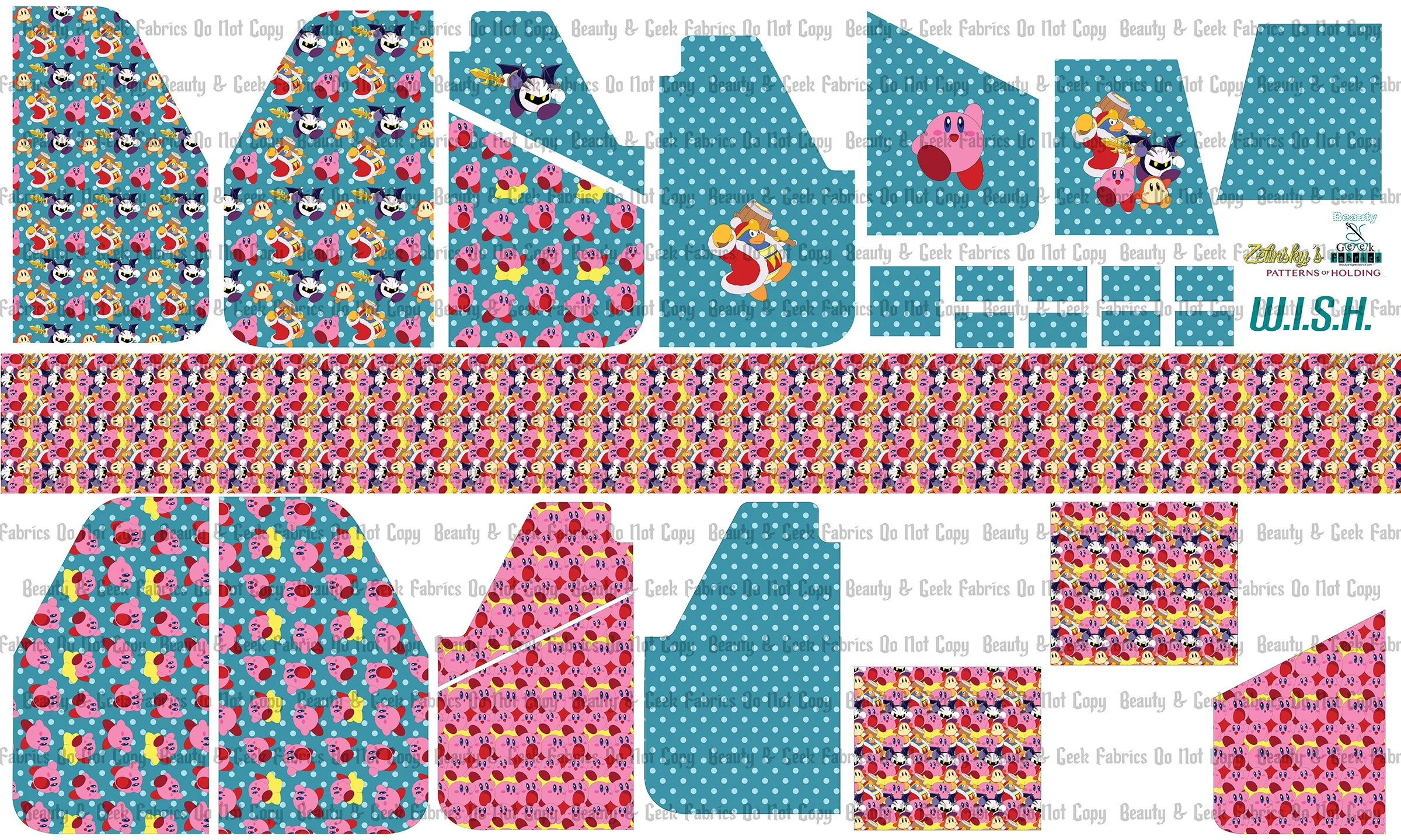 Lil' Pink Hero W.I.S.H. - Cut N Sew - Past Print Preorder