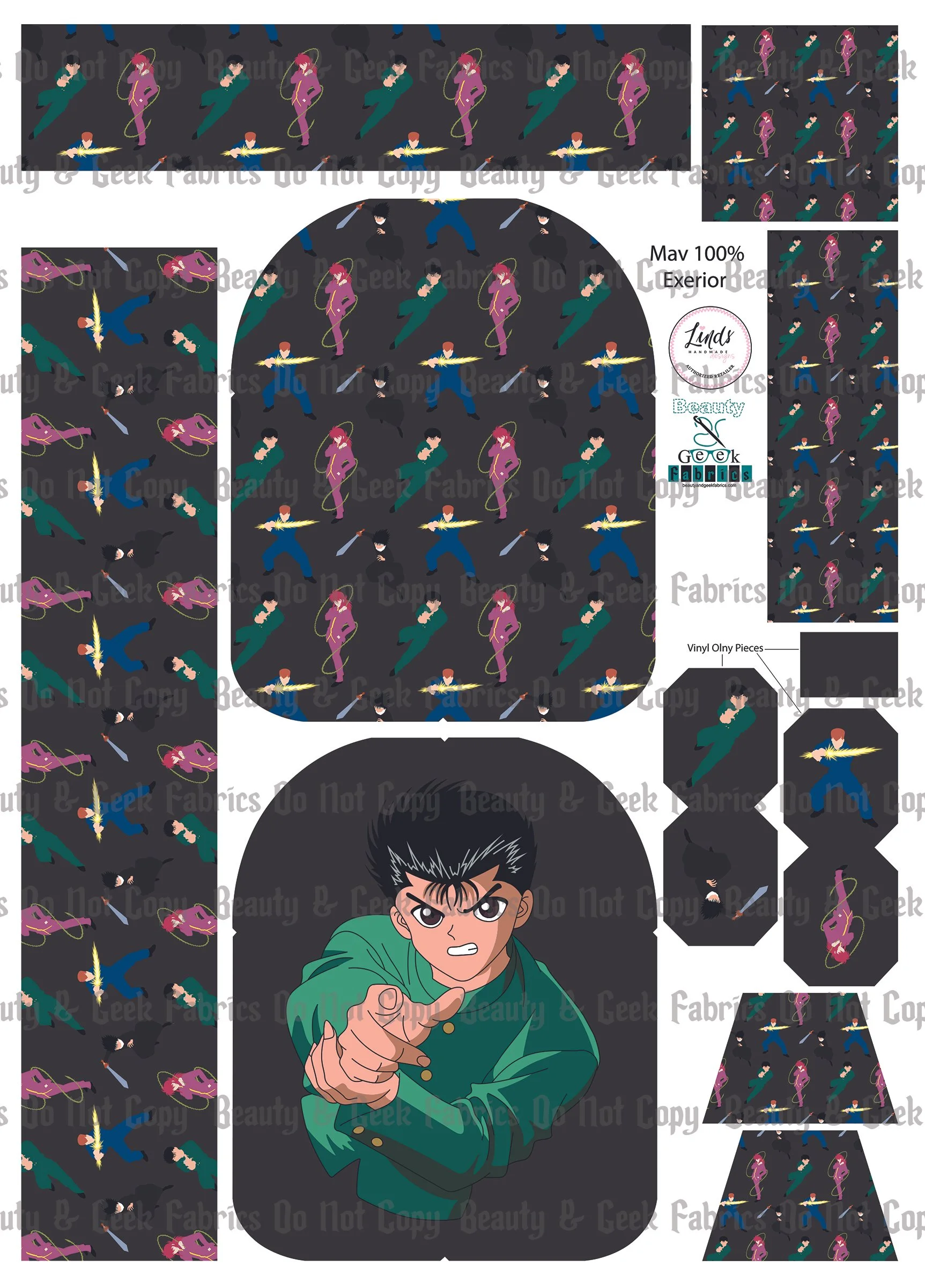 YuYu Mav Pack Exterior Only - Cut N Sew - Past Print Preorder