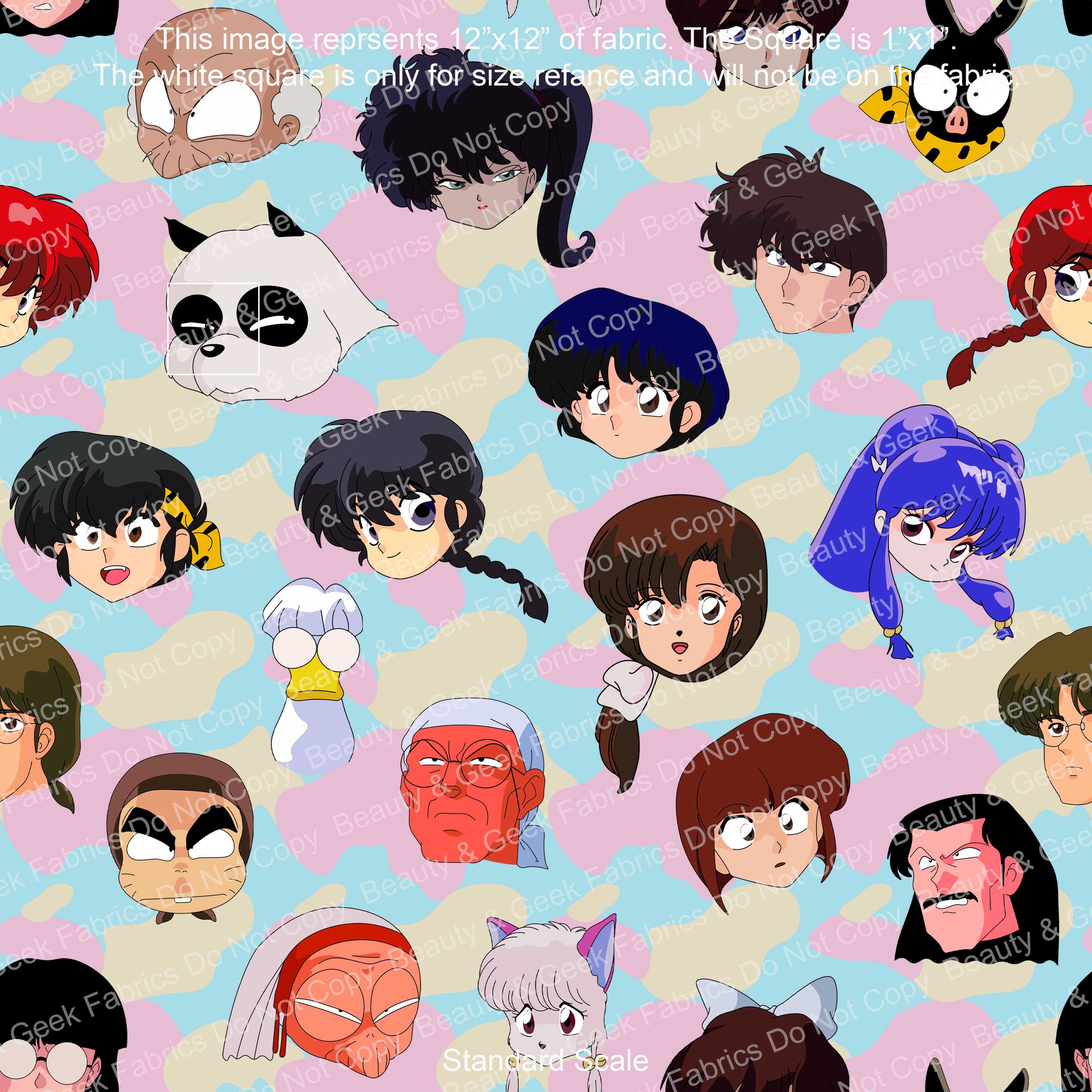Pigtail Boy & Girl Heads Past Print Preorder