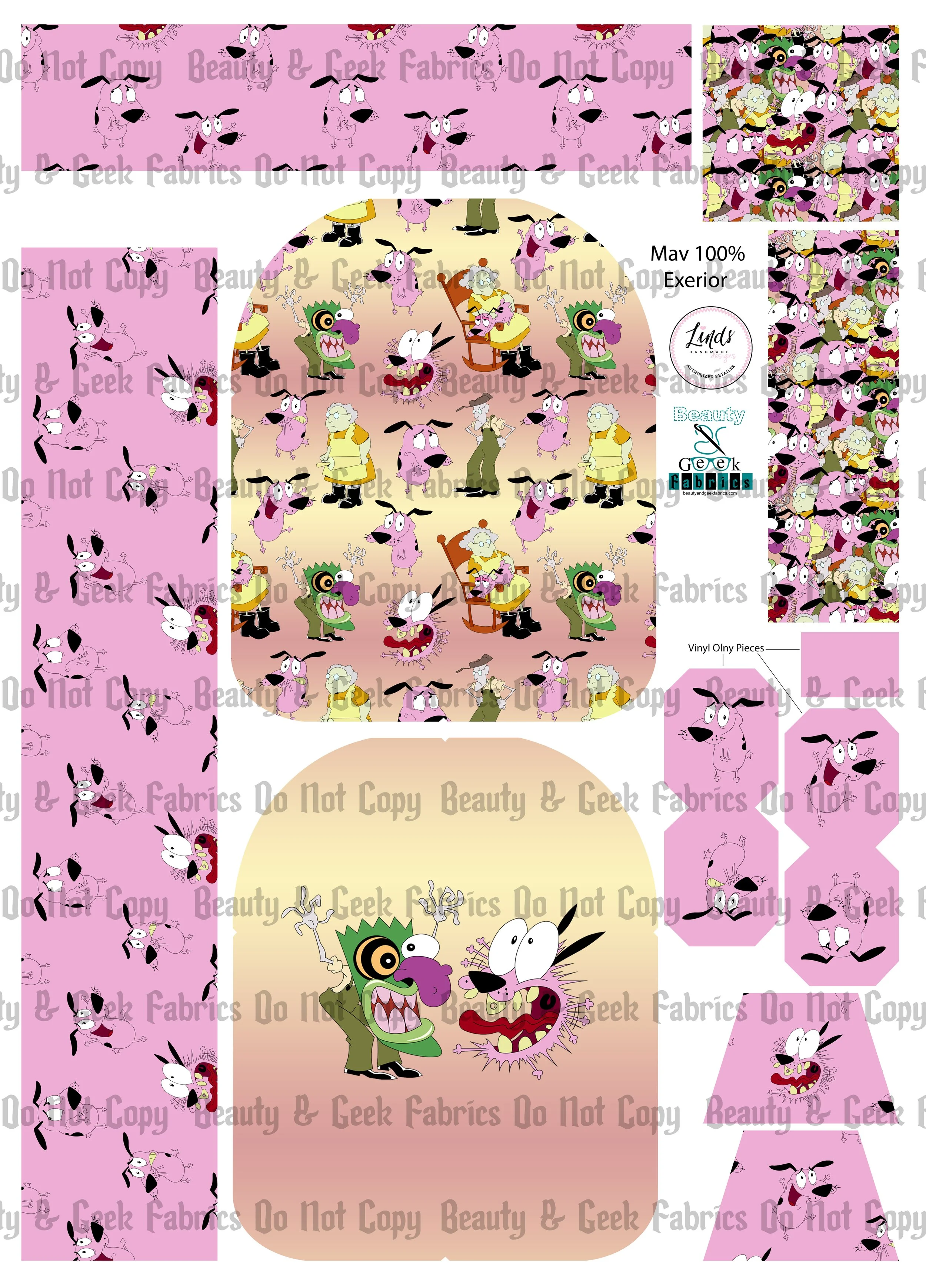Scaredy Dog Mav Pack Exterior Only - Cut N Sew - Preorder