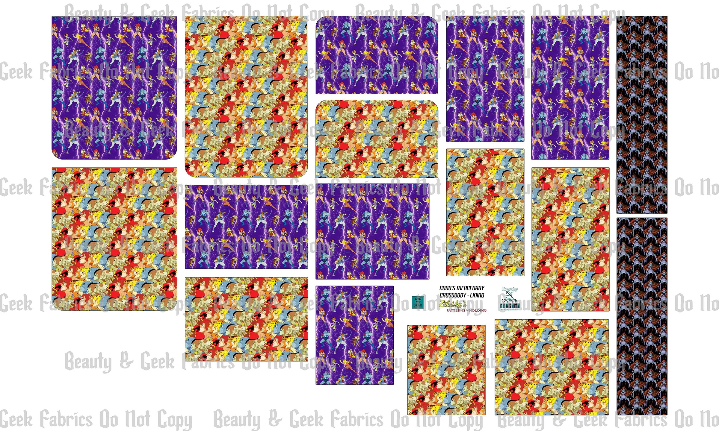 T Cats Cobb's Lining Only - Cut N Sew - Past Print Preorder