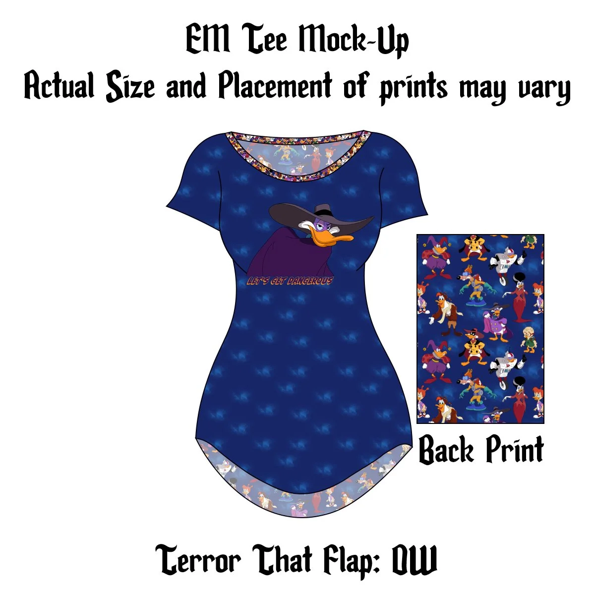 Made to Order EM TEE - Terror That Flaps