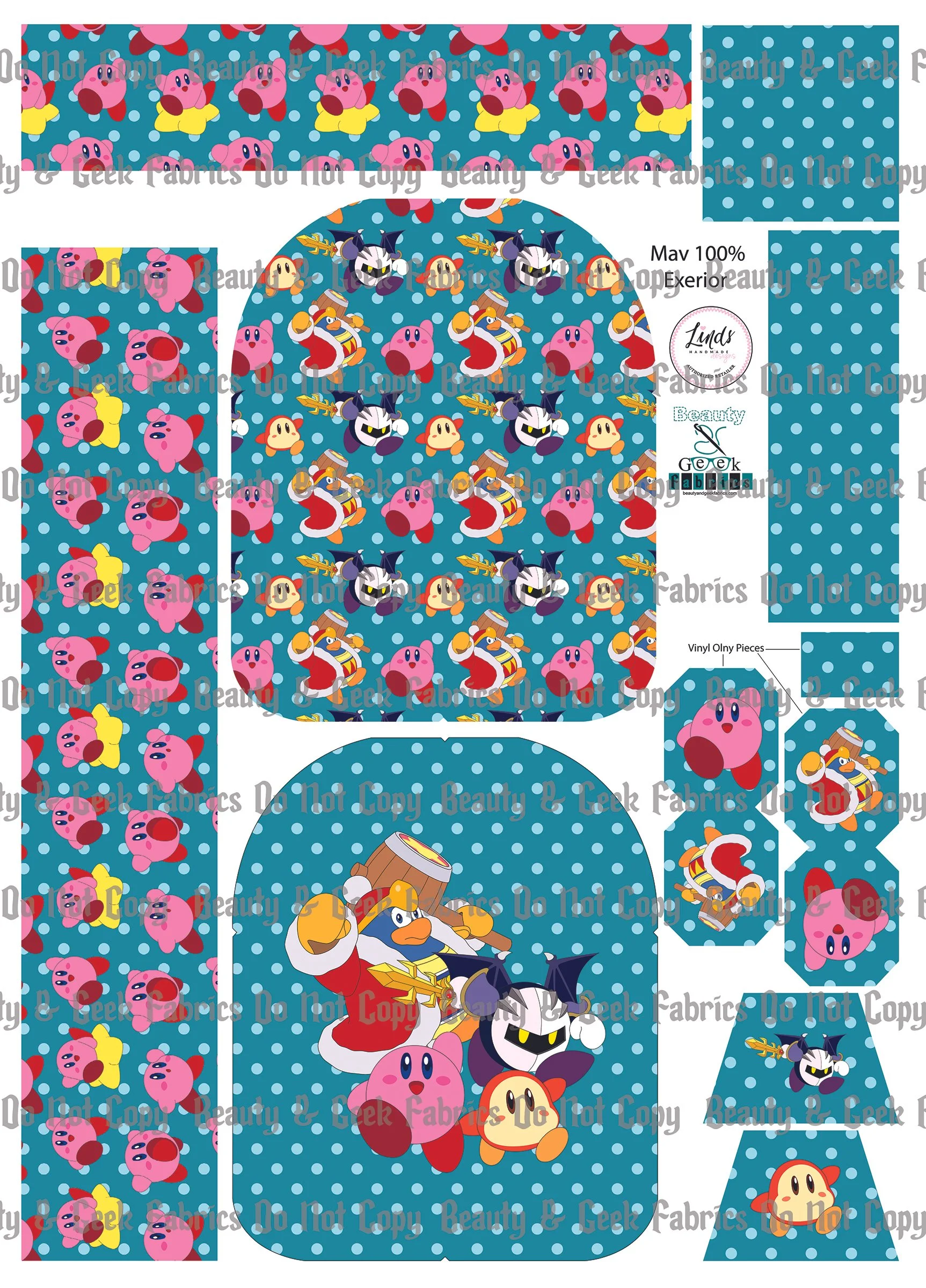 Lil' Pink Hero Mav Pack Exterior Only - Cut N Sew - Past Print Preorder