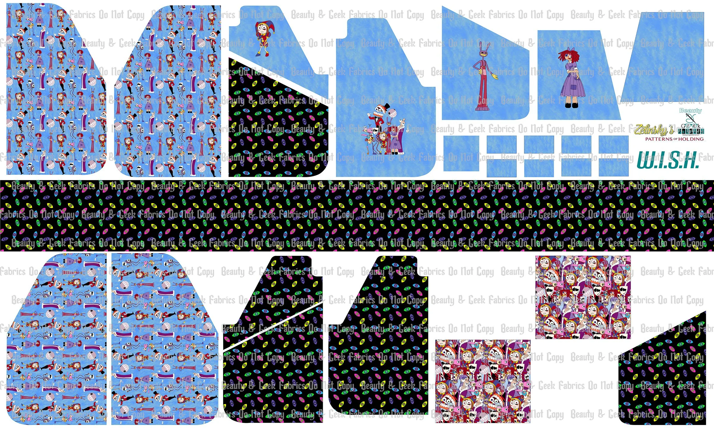 Digital Circus W.I.S.H. - Cut N Sew - Preorder