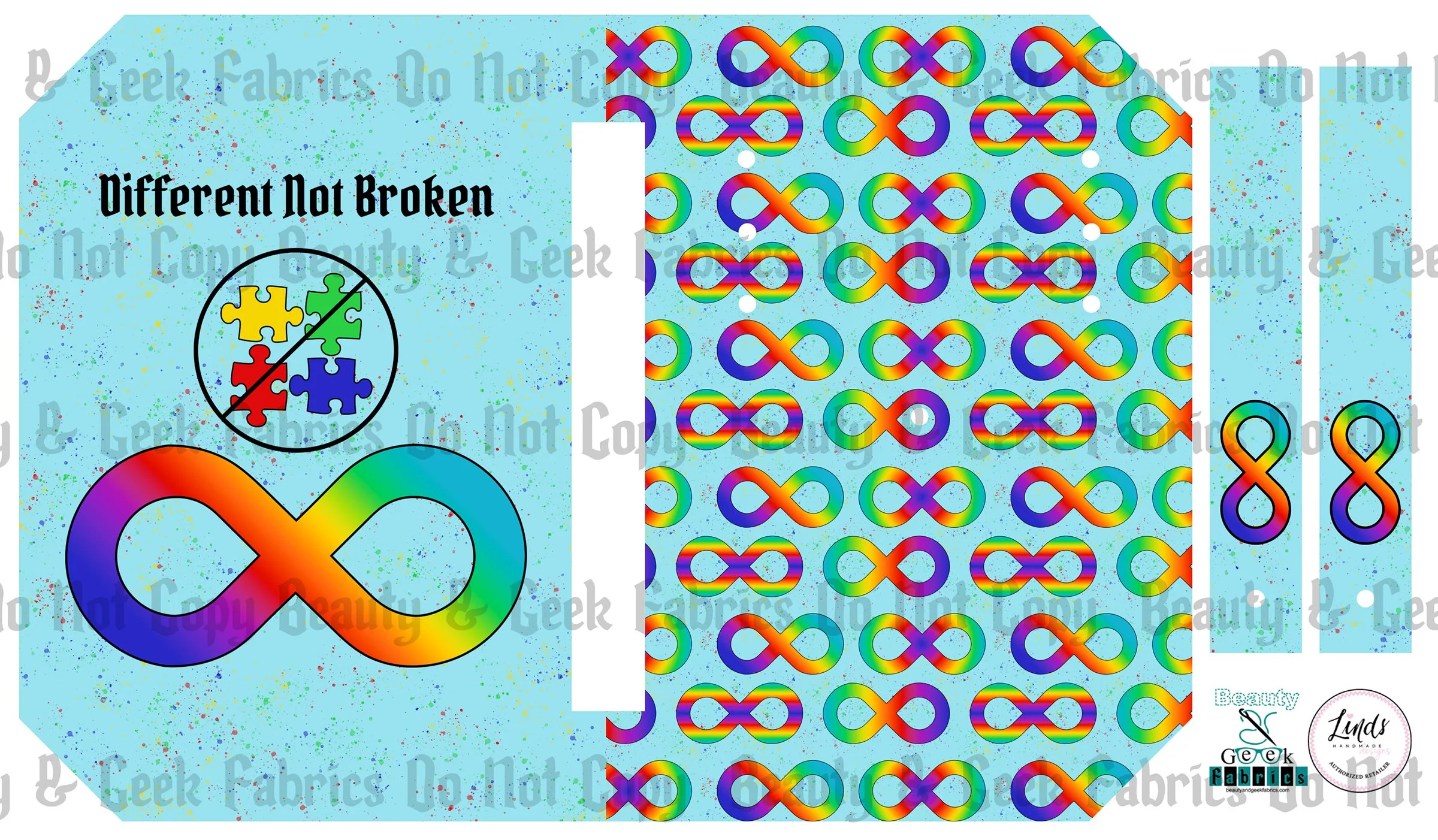 Autism Pocket Pal (2 options) - Cut N Sew - Past Print Preorder