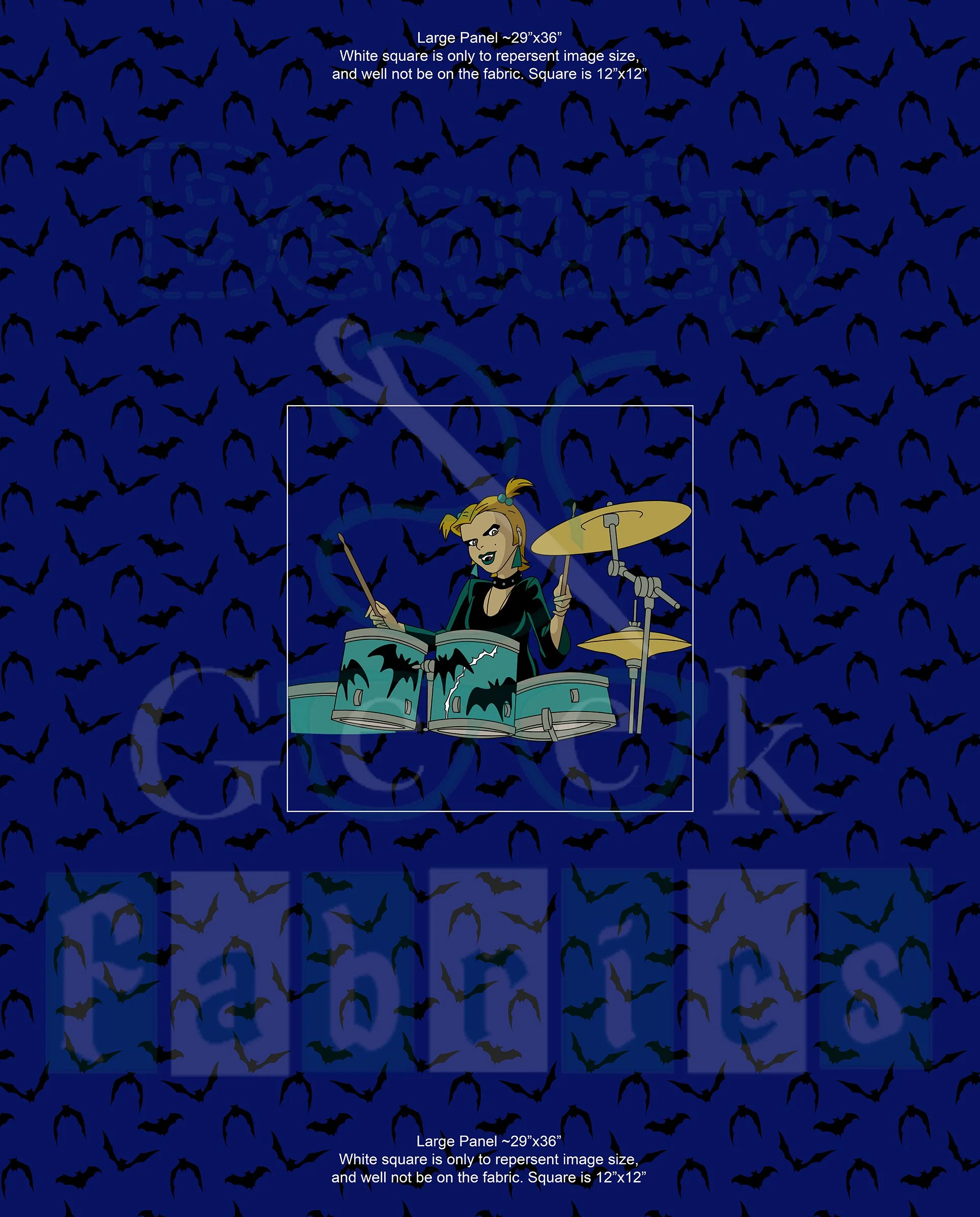Green Hex Girls - Panel - Large - Bats.jpg