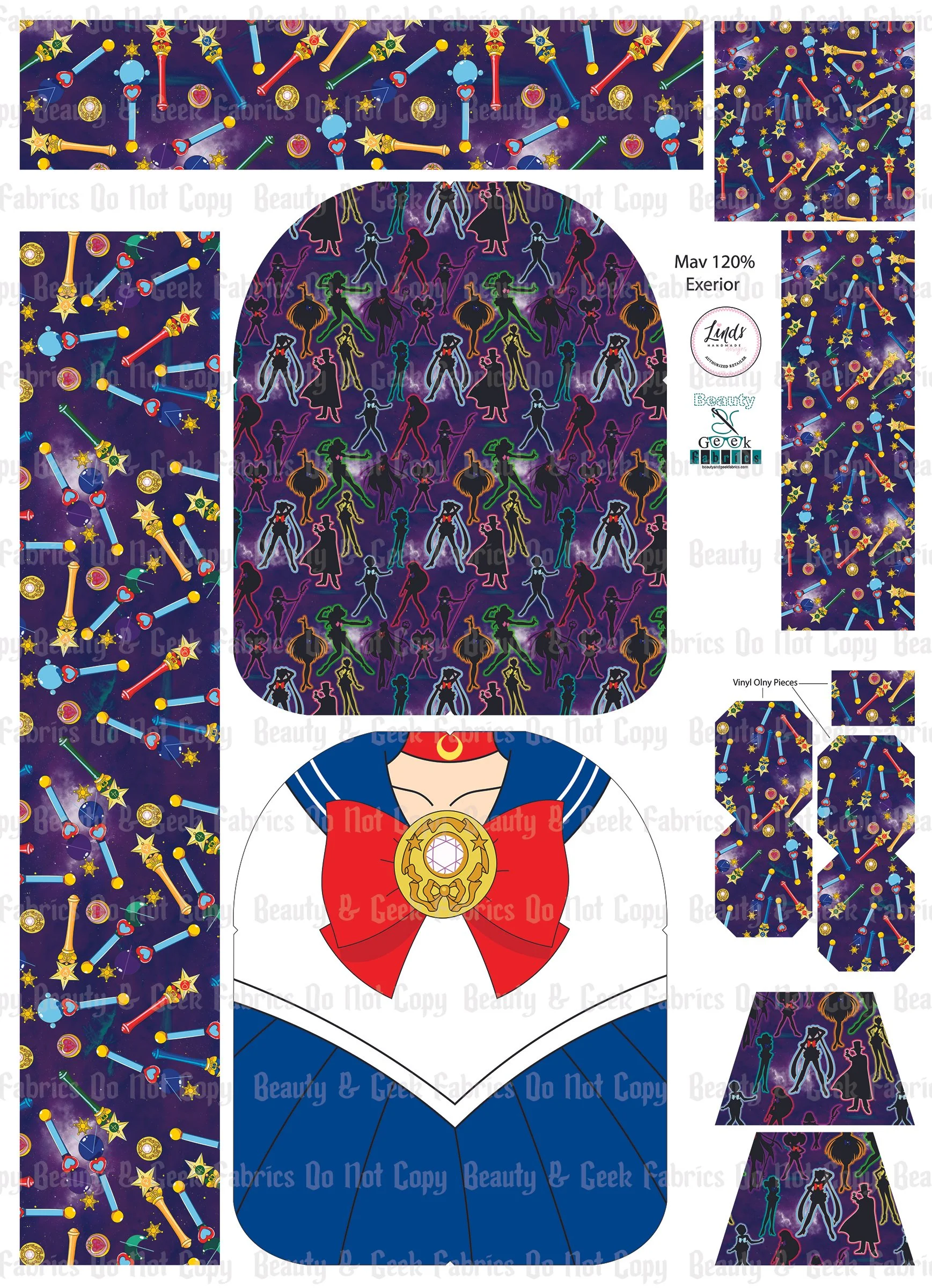 SM Mav Pack Exterior Only - Cut N Sew - Past Print Preorder