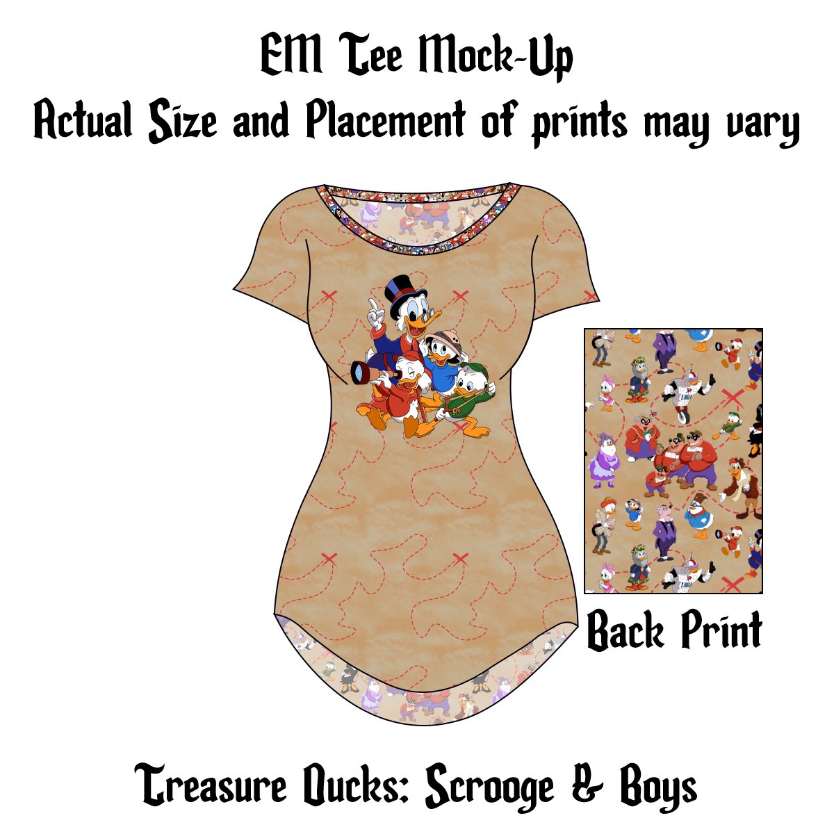 Made to Order EM TEE - Treasure Ducks