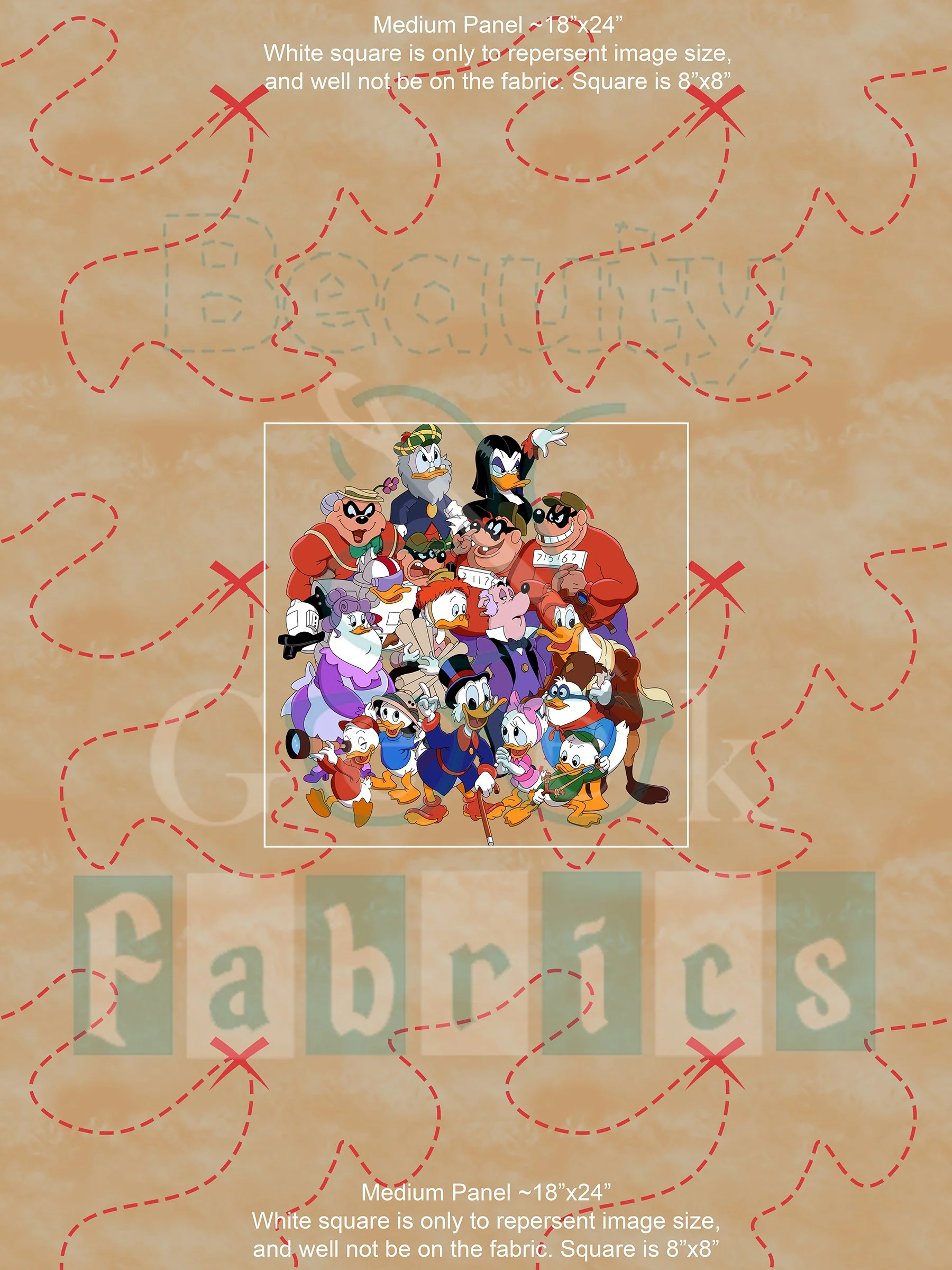 Treasure Ducks Panels (6 options) Past Print Preorder