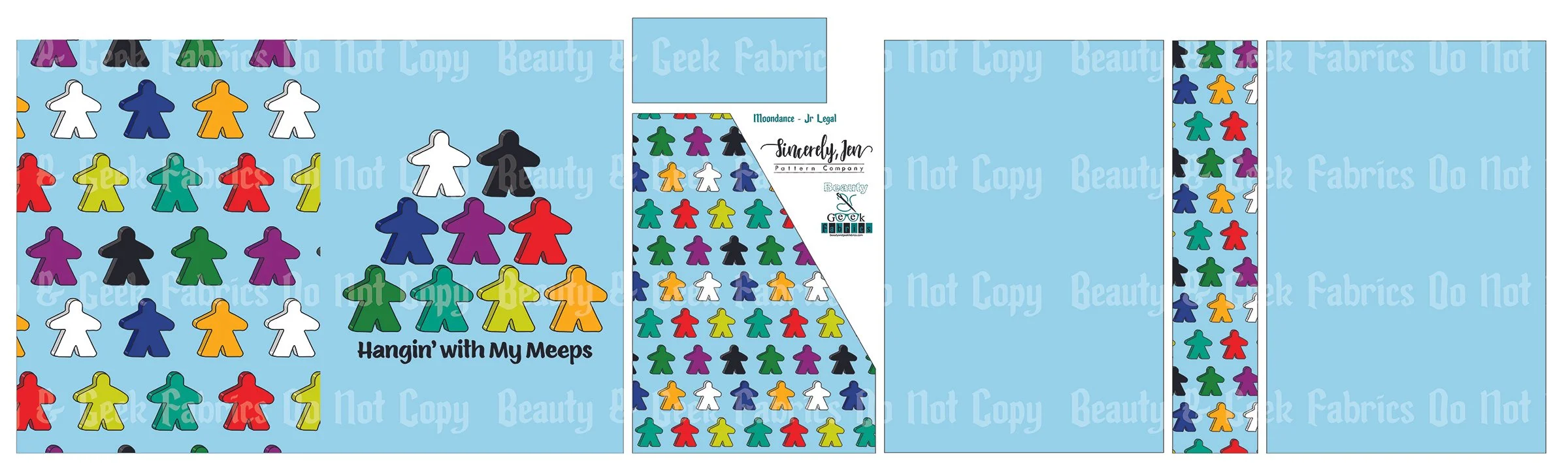 Meeples Moondance - Cut N Sew - Past Print Preorder