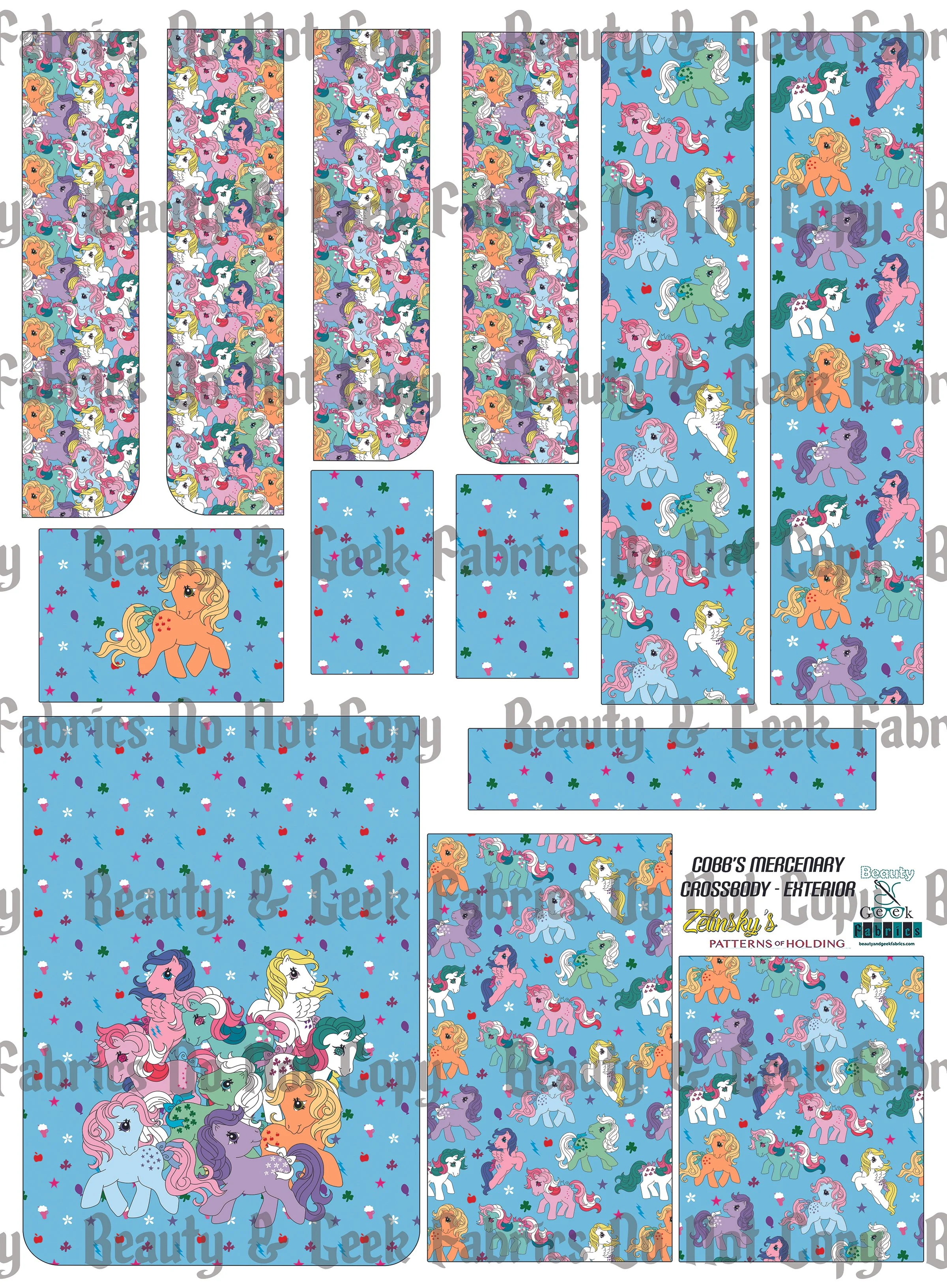 80's Ponies Cobb's Exterior Only - Cut N Sew - Past Print Preorder