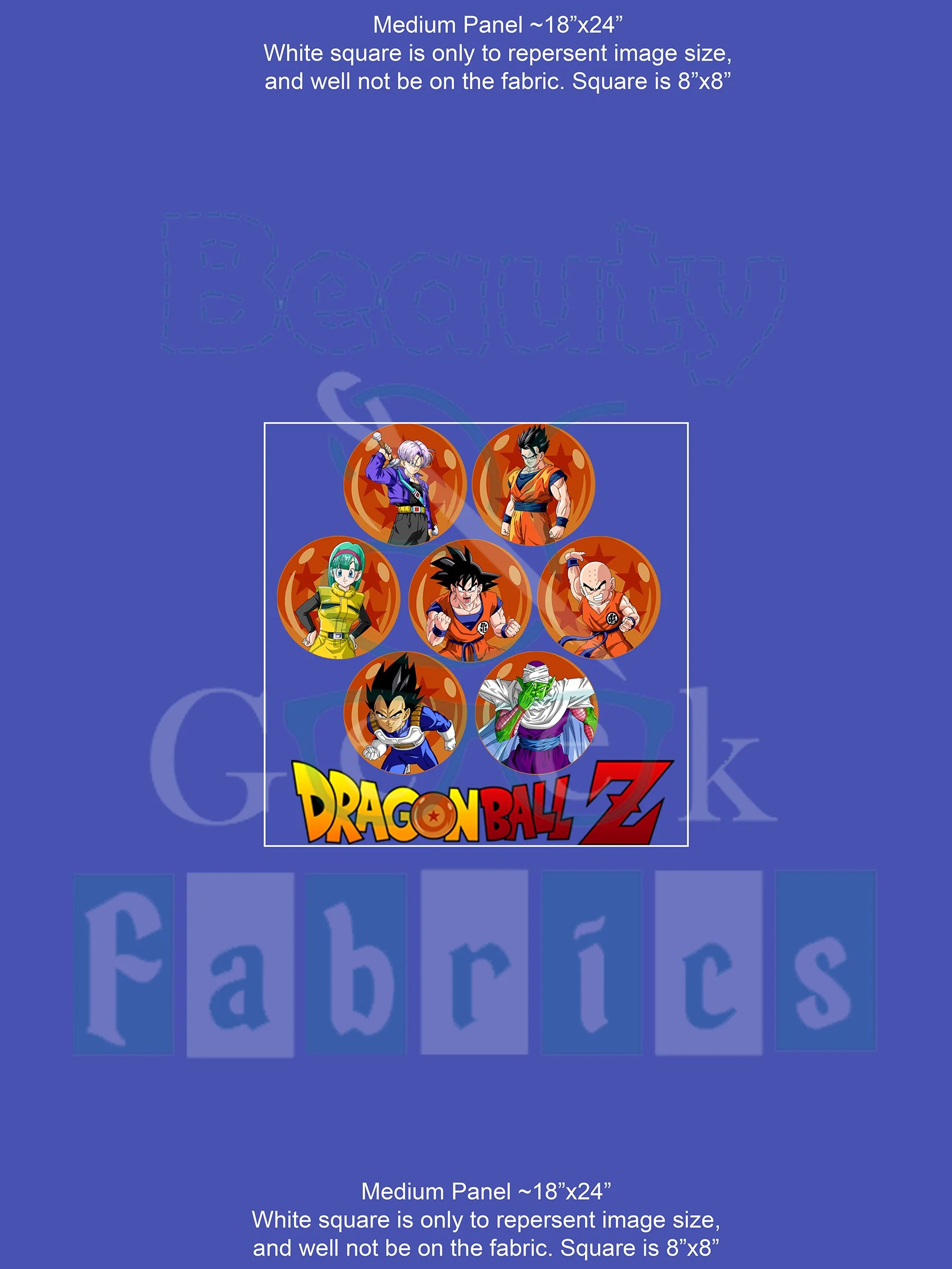DBZ Panels (8 Image Options) Past Print Preorder
