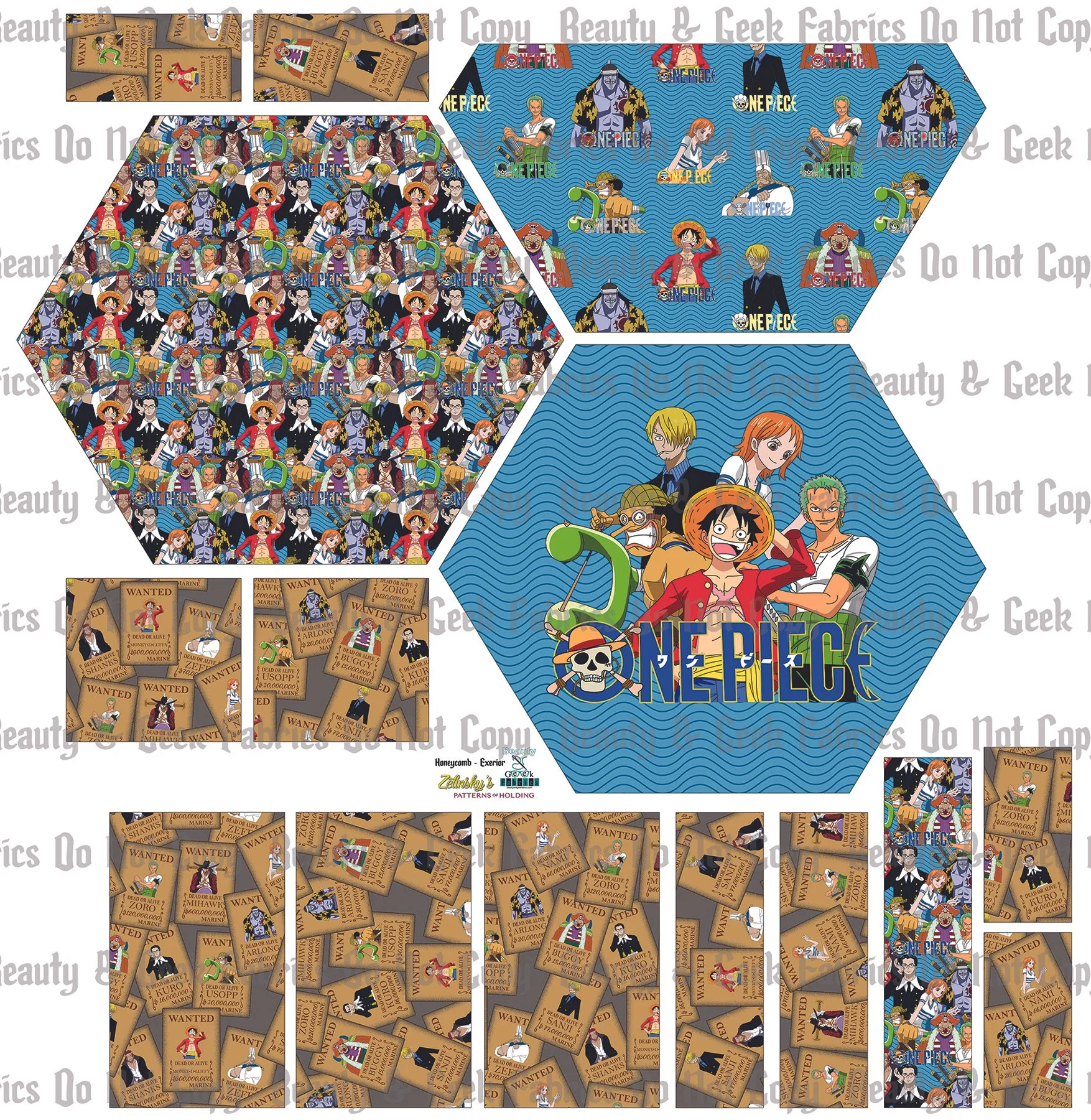 OP Honeycomb Exterior Only - Cut N Sew - Past Print Preorder