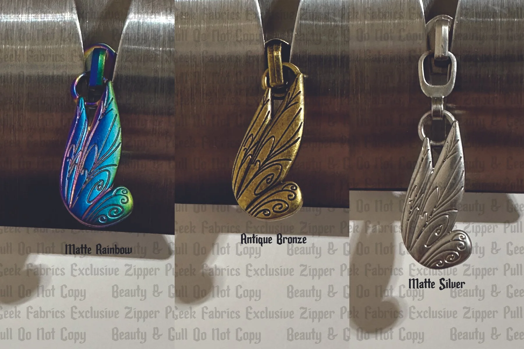Fairy Wings #5 Zipper Pull - Retail