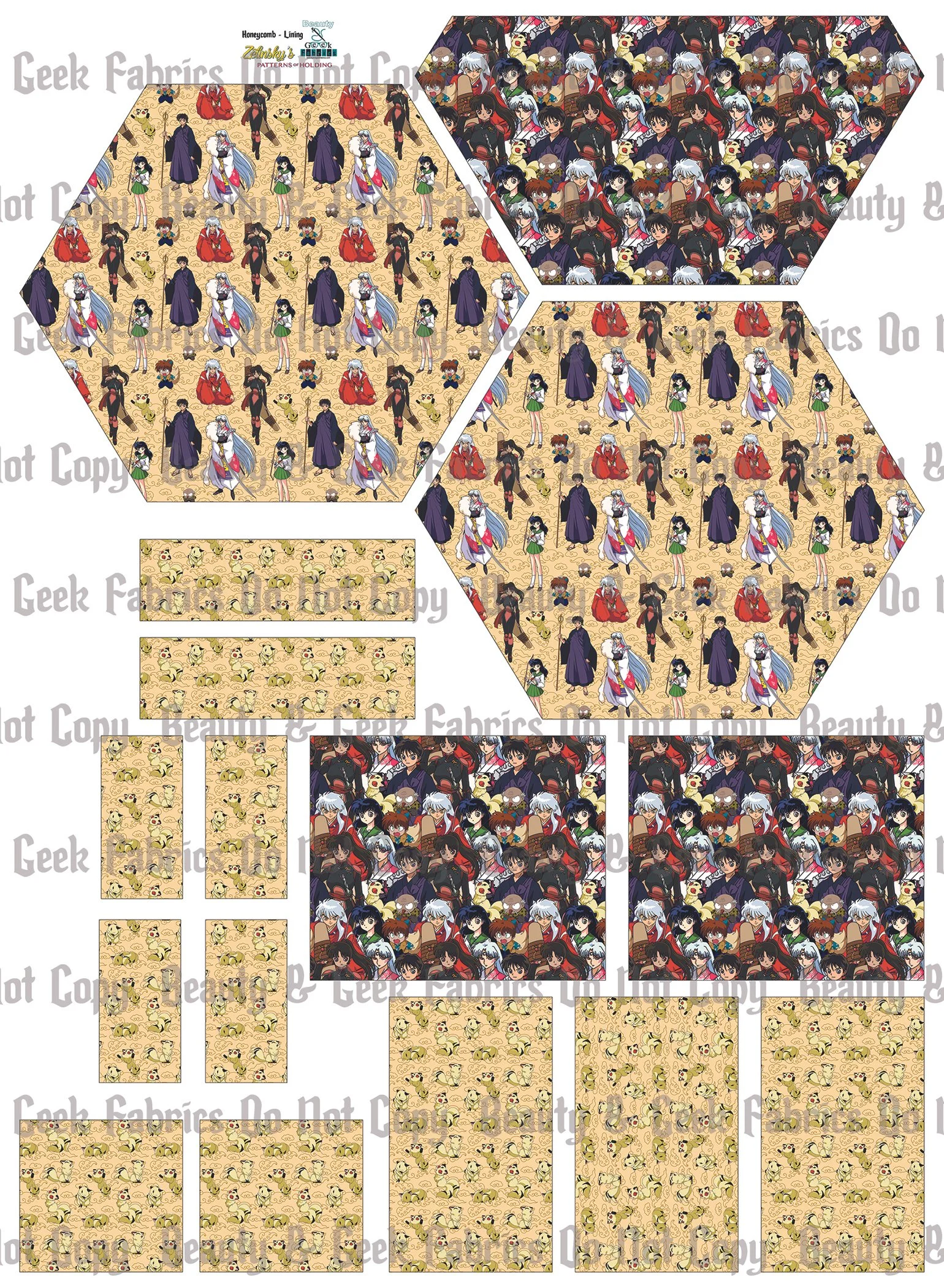 Dogboy Honeycomb Lining Only - Cut N Sew - Past Print Preorder