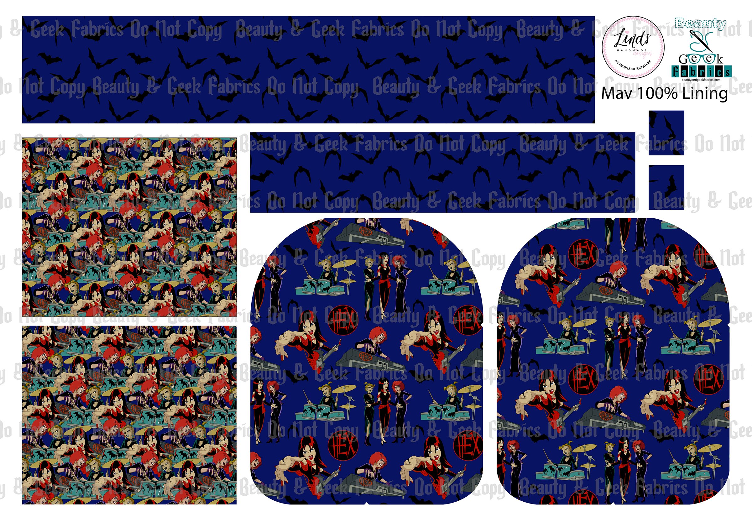 HEX Mav Pack Lining Only - Cut N Sew - Past Print Preorder