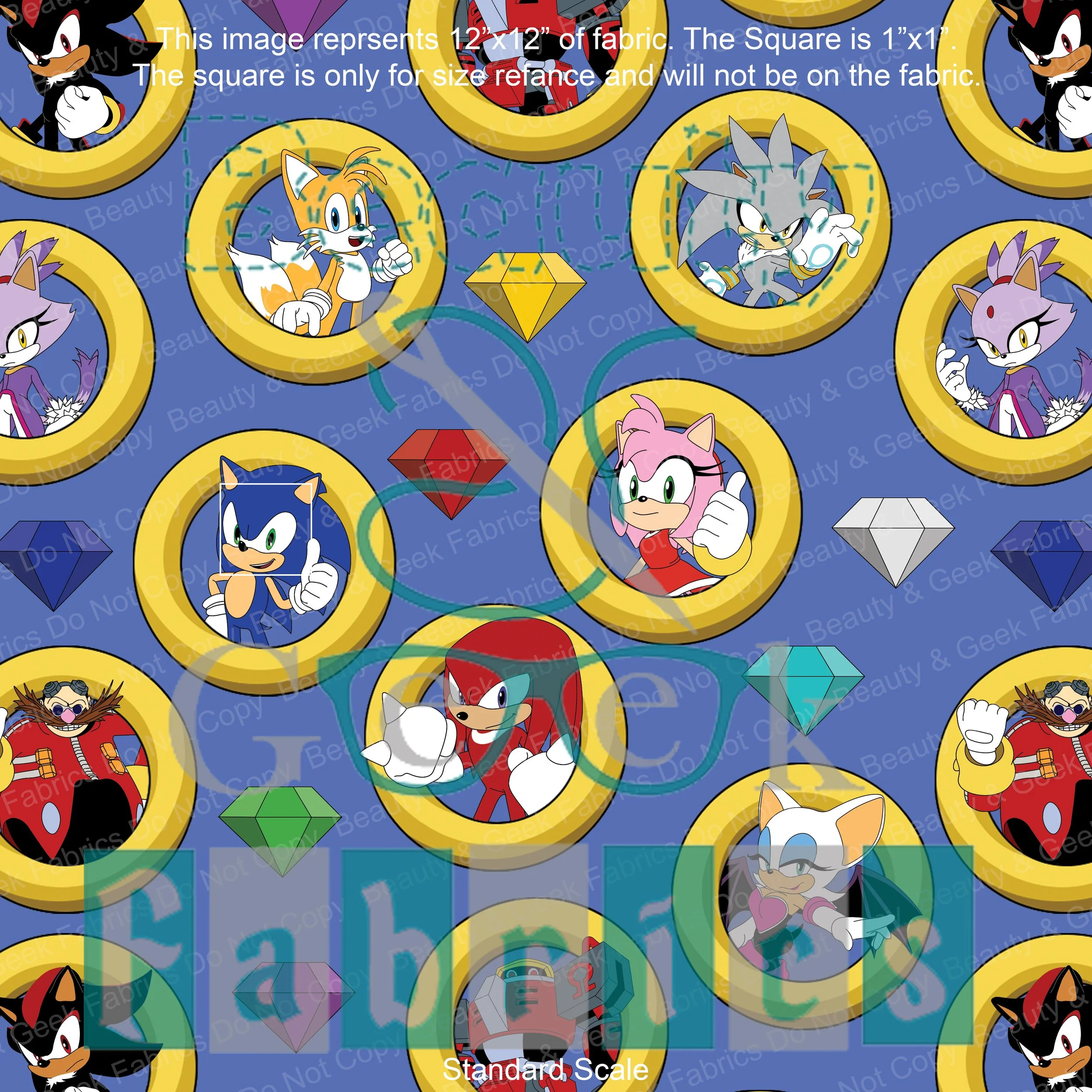 Blue Hedgehog Rings Past Print Preorder