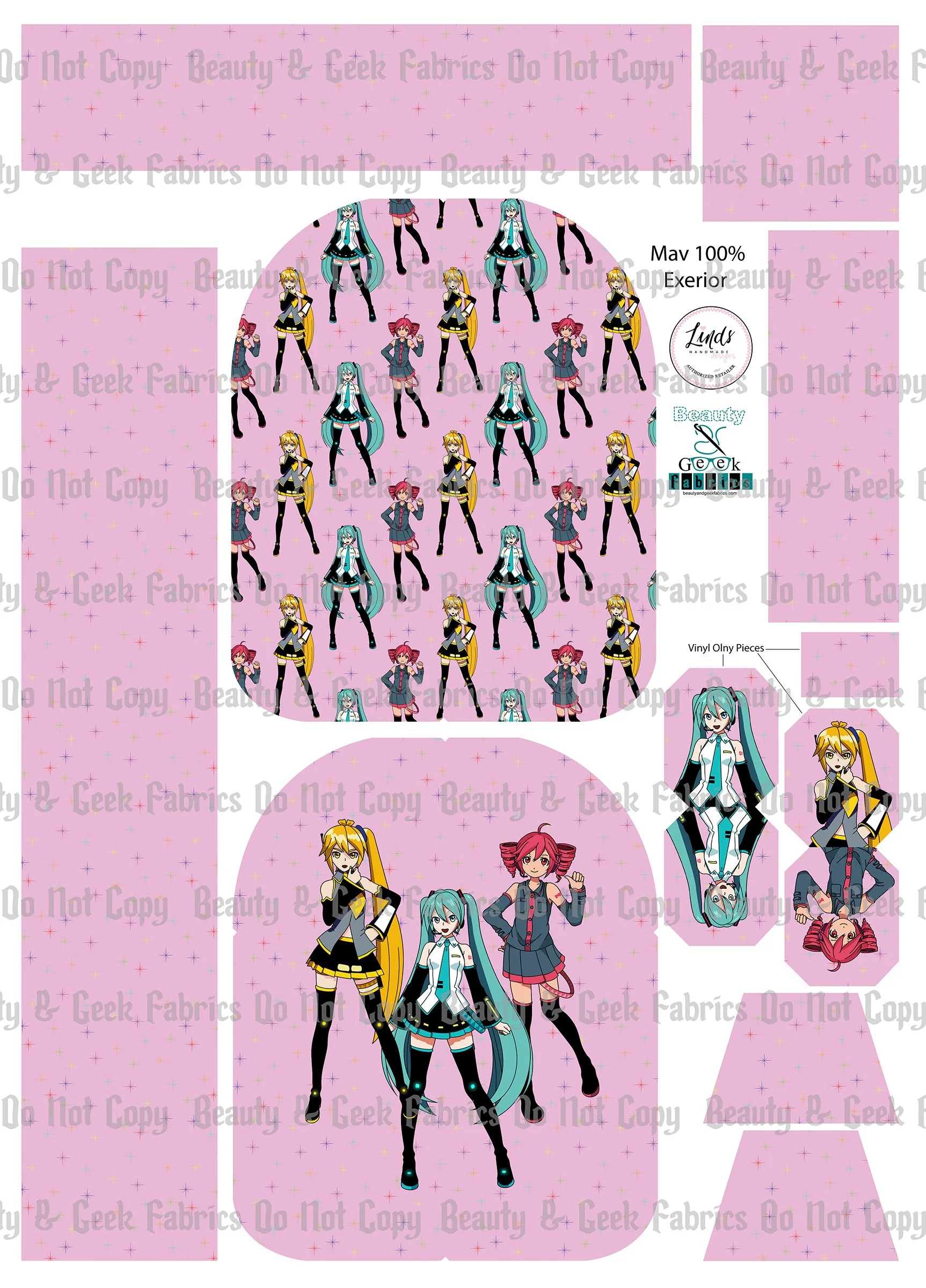 Digital Voices Mav Packs (4 Options) Exterior Only - Cut N Sew - Preorder