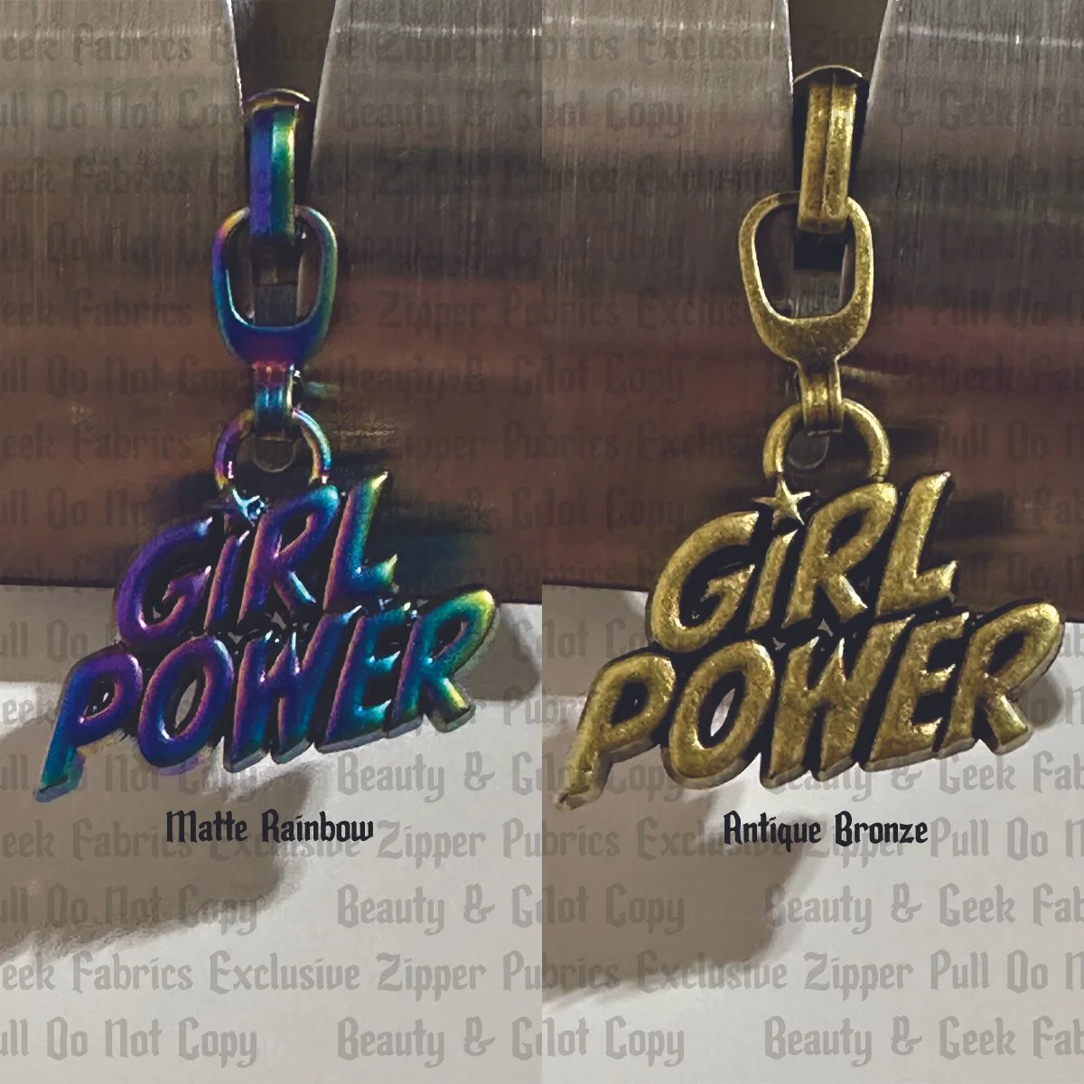 Girl Power #5 Zipper Pull - Retail