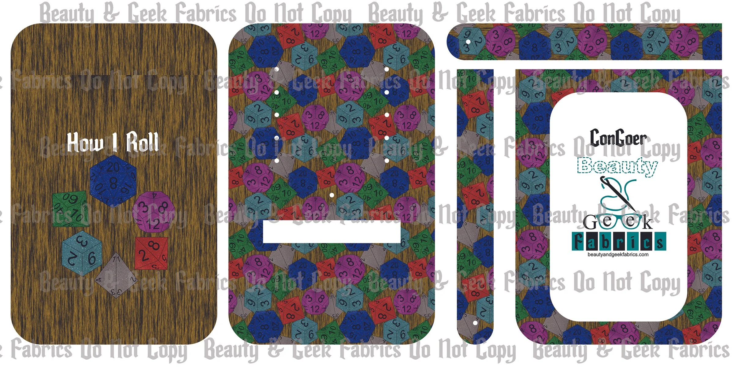 Dice Con Goer - Cut N Sew - Past Print Preorder
