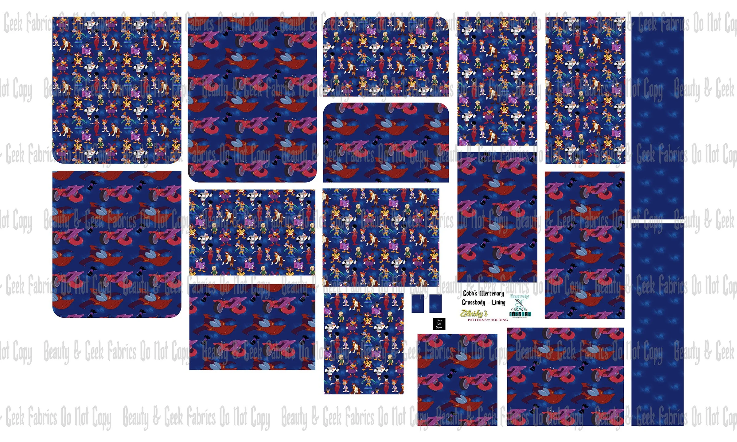 Terror That Flaps Cobb's Lining Only - Cut N Sew - Past Print Preorder
