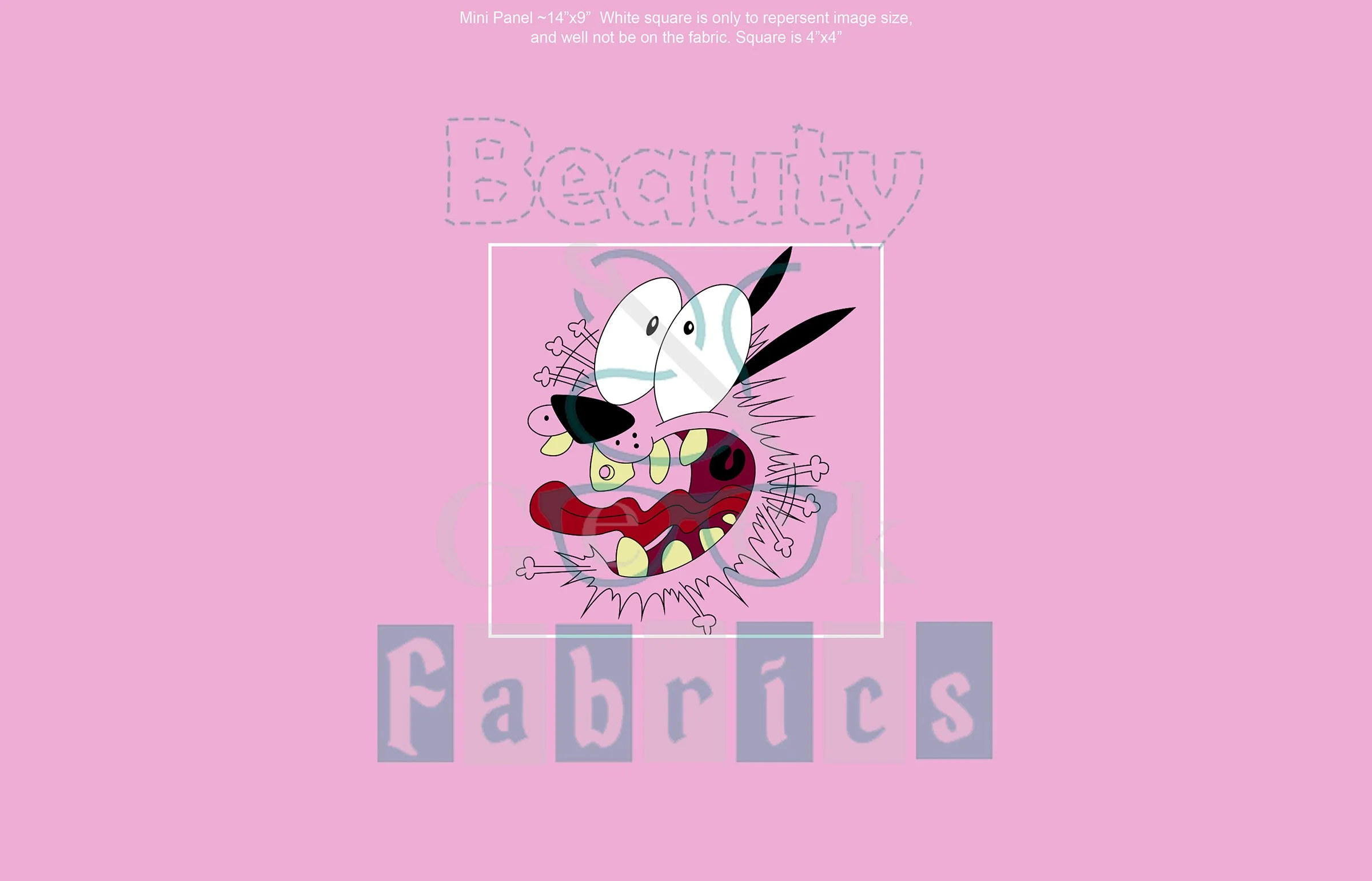 Courage Scream Panel - Pink - Mini.jpg