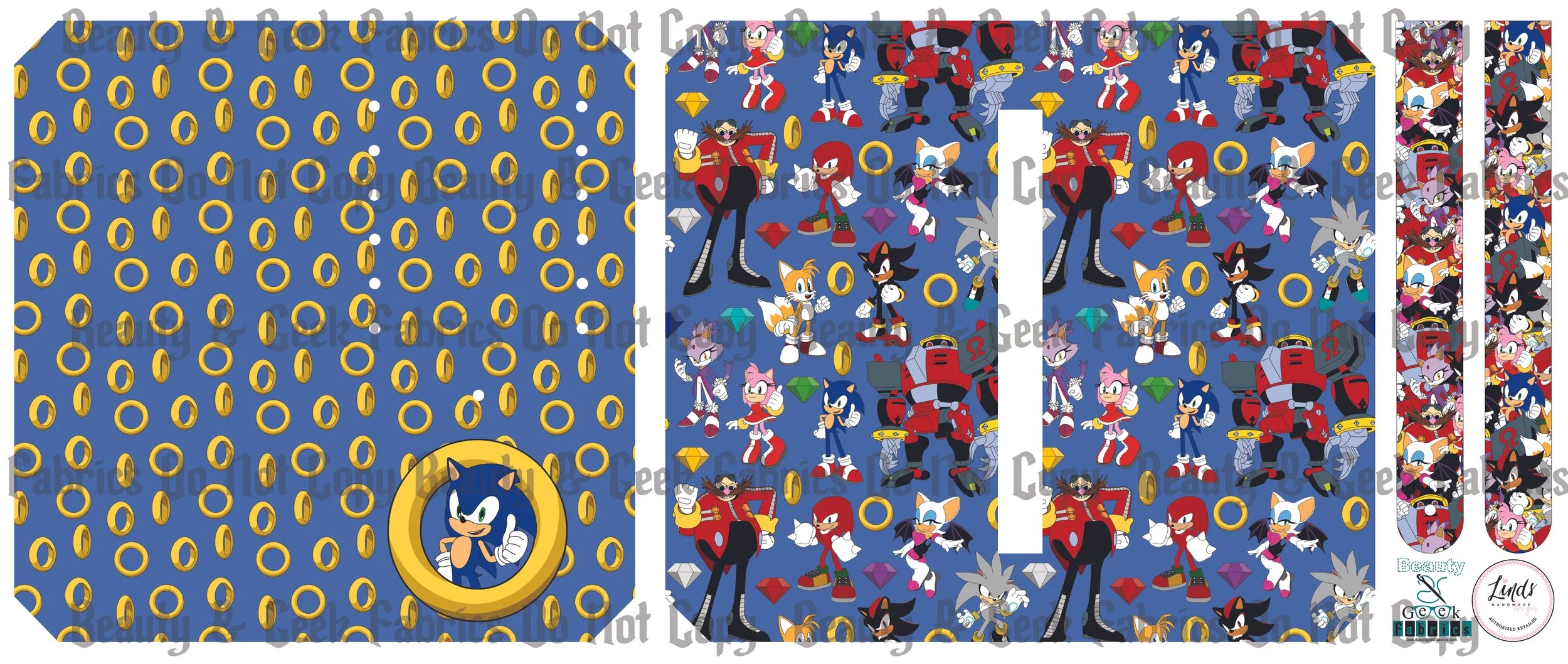 Blue Hedgehog Purse Pal (10 options) - Cut N Sew - Past Print Preorder
