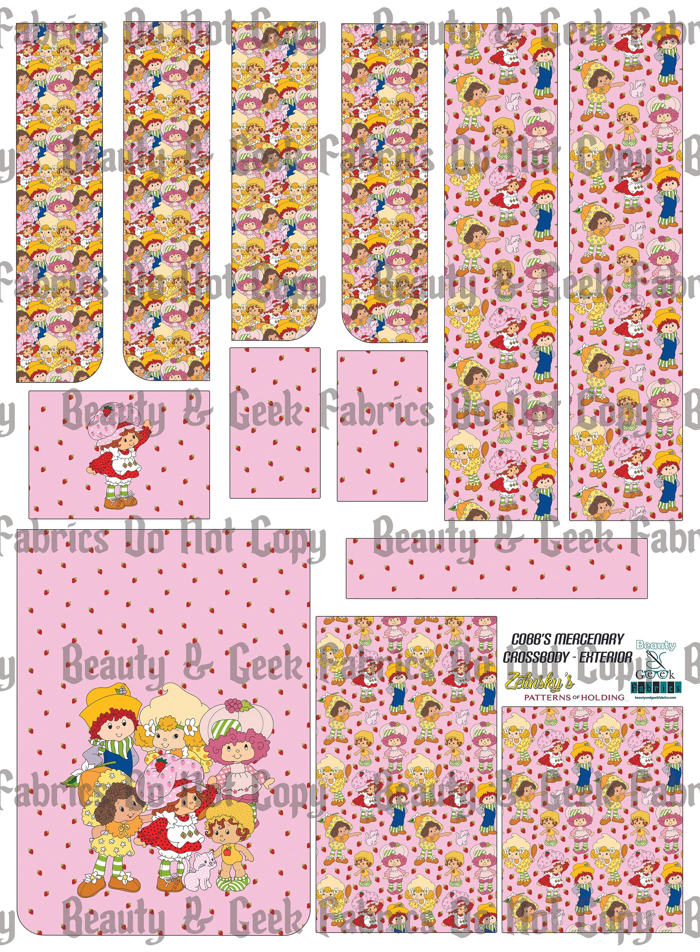 Strawberry Girl Cobb's Exterior Only - Cut N Sew - Past Print Preorder