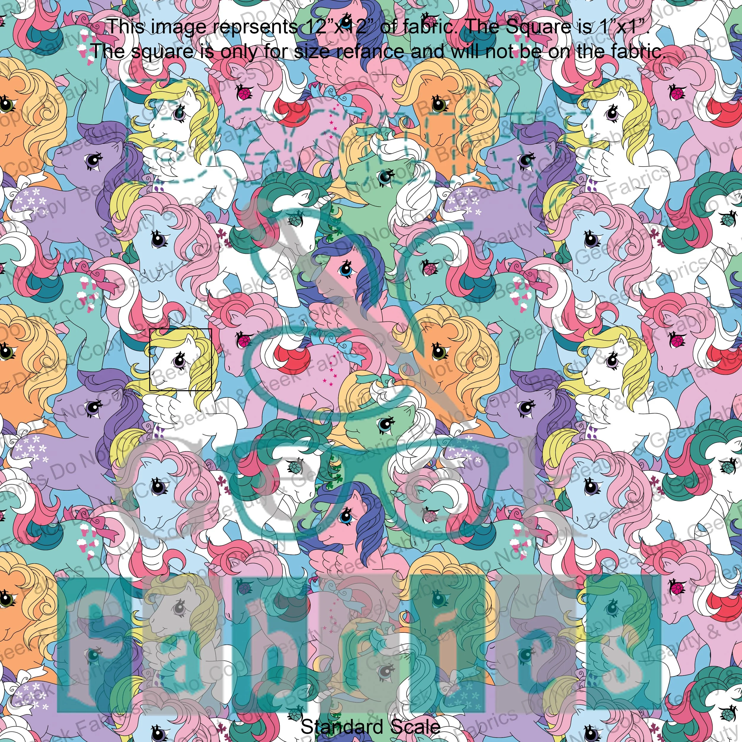 80's Ponies Stacked Past Print Preorder
