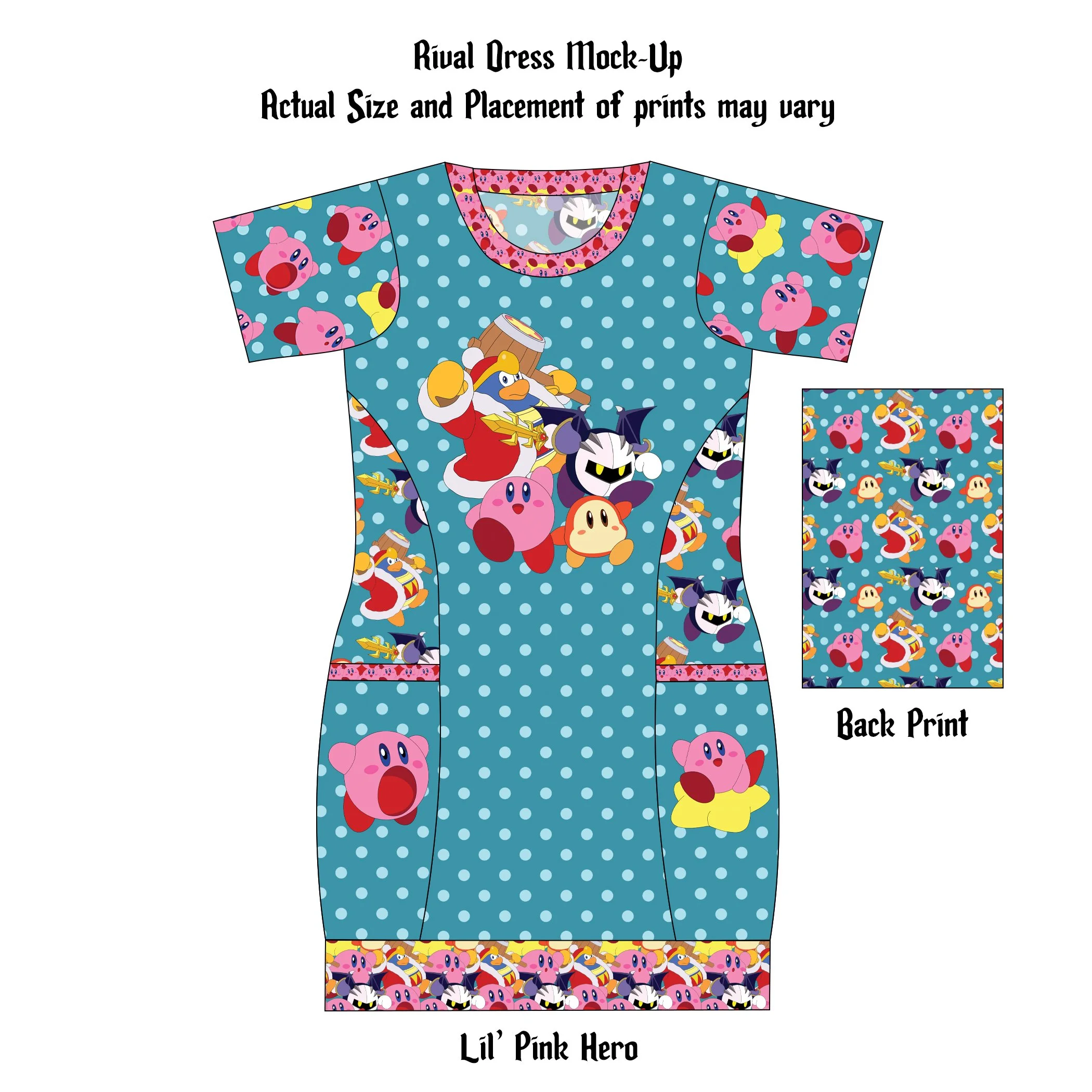 Made to Order Rival Dress - Lil' Pink Hero