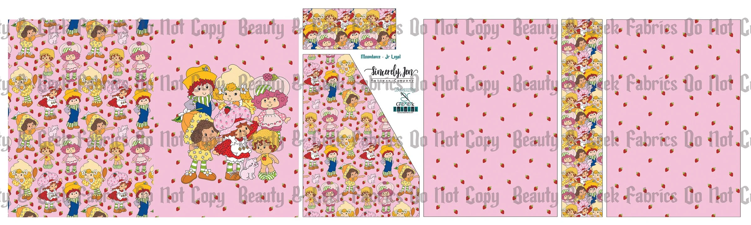 Strawberry Girl Moondance (2 options) - Cut N Sew - Past Print Preorder