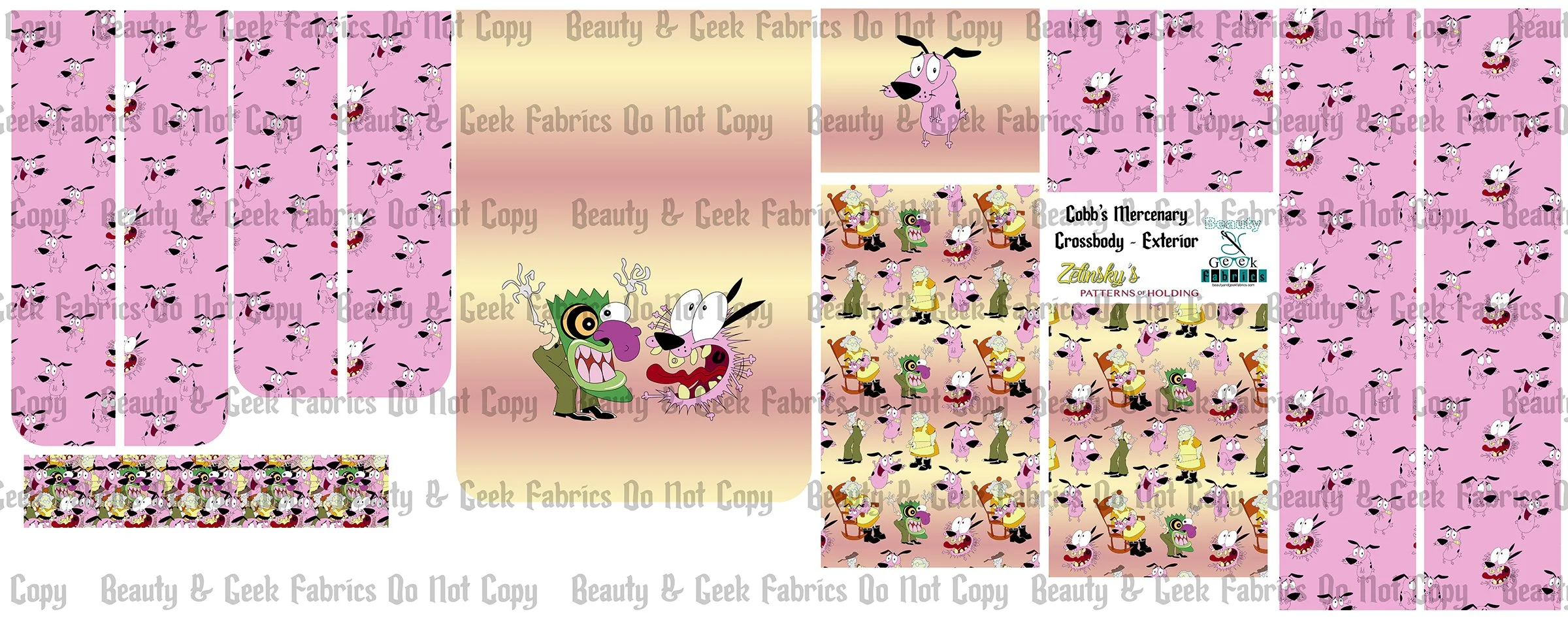 Scaredy Dog Cobb's Exterior Only - Cut N Sew - Preorder